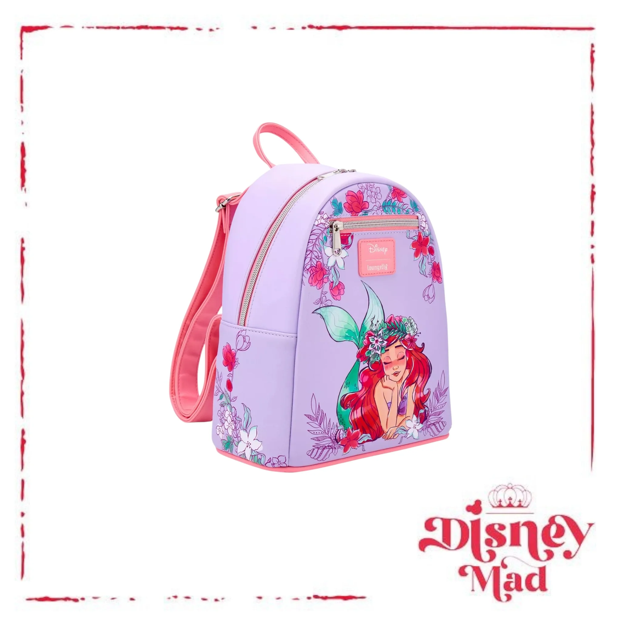 Loungefly Disney The Little Mermaid Floral Dream Mini Backpack - Image 2