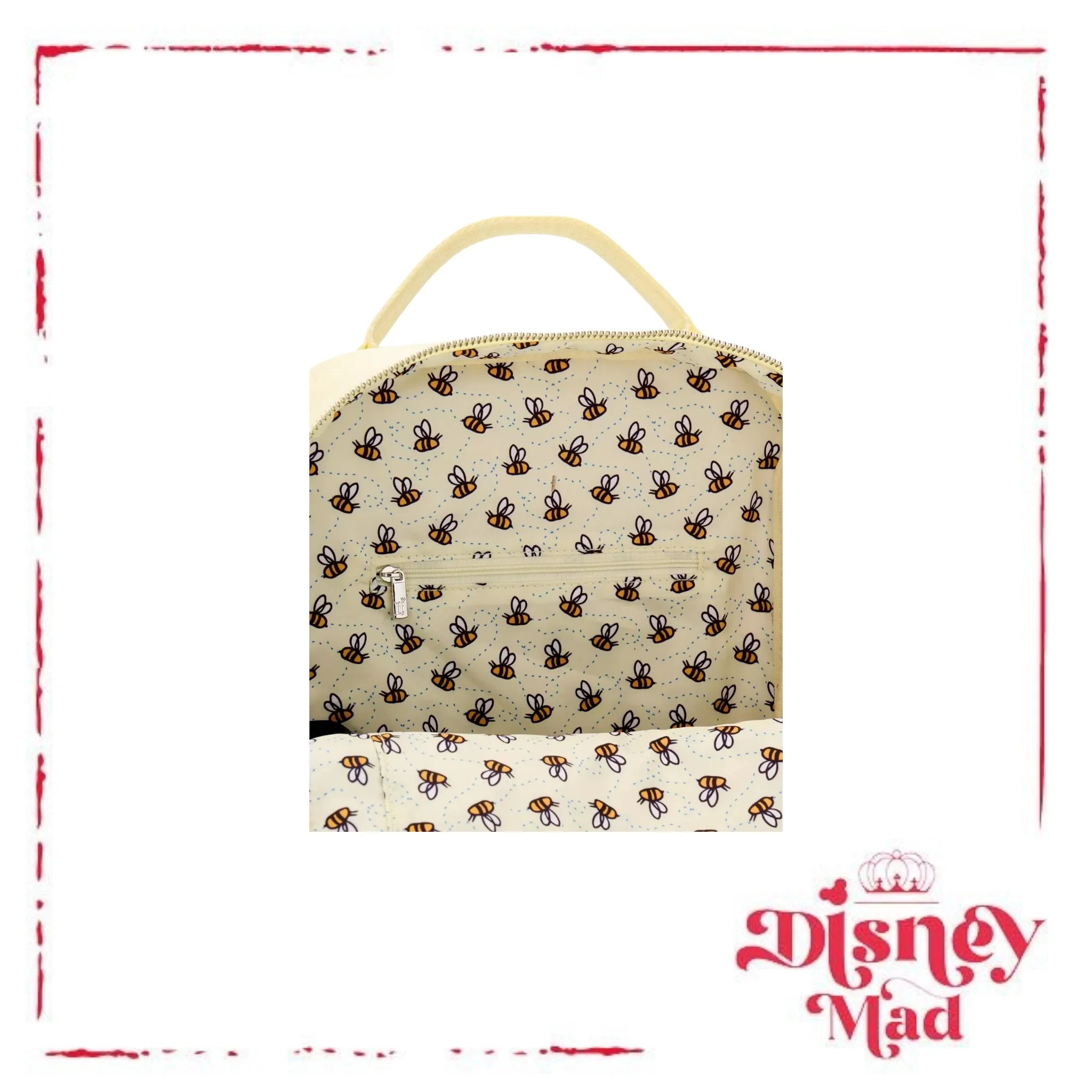 Loungefly Disney Winnie the Pooh Embroidered Characters Canvas Mini Backpack - Image 4