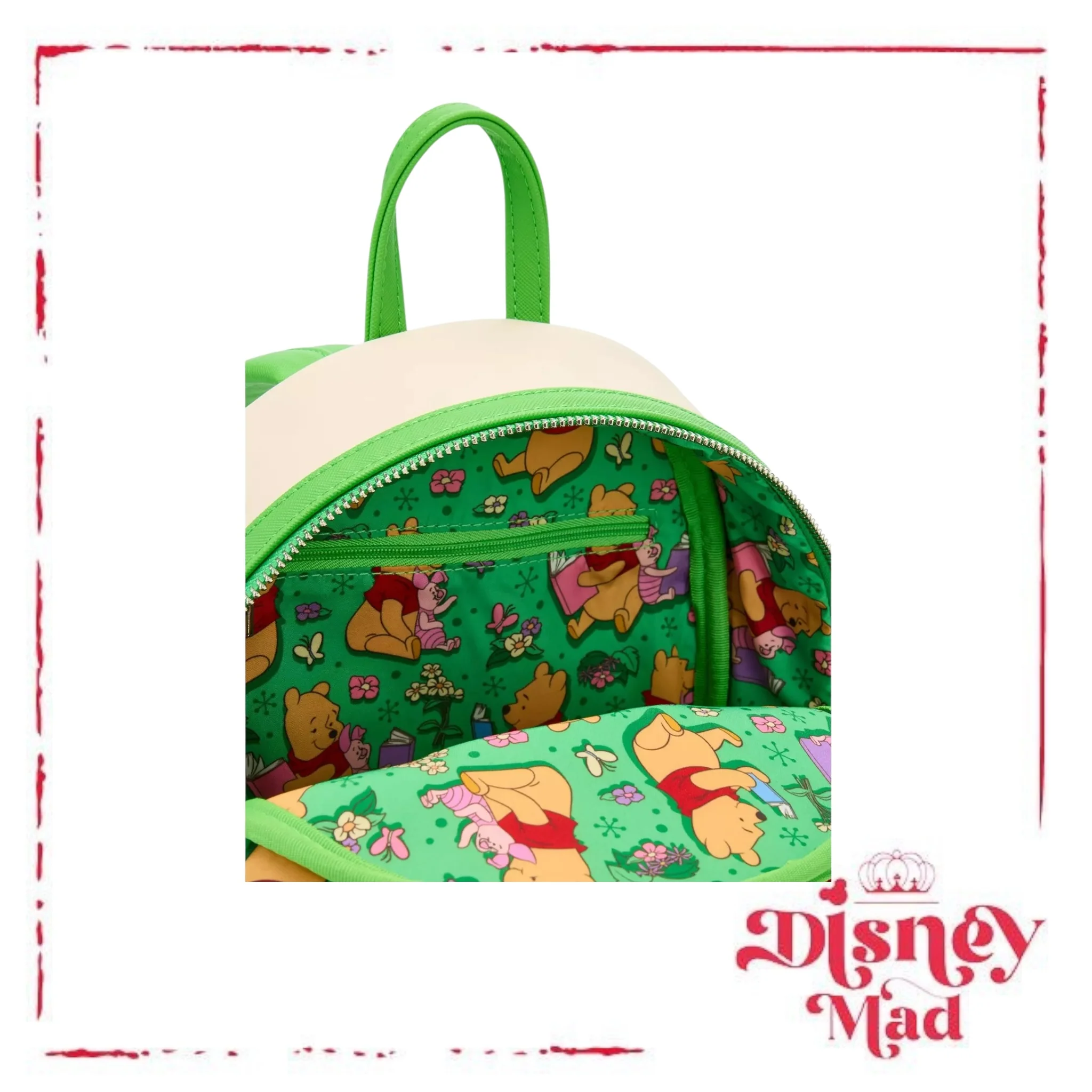 Loungefly Disney Winnie the Pooh Piglet & Pooh Bear Reading Mini Backpack - Image 4