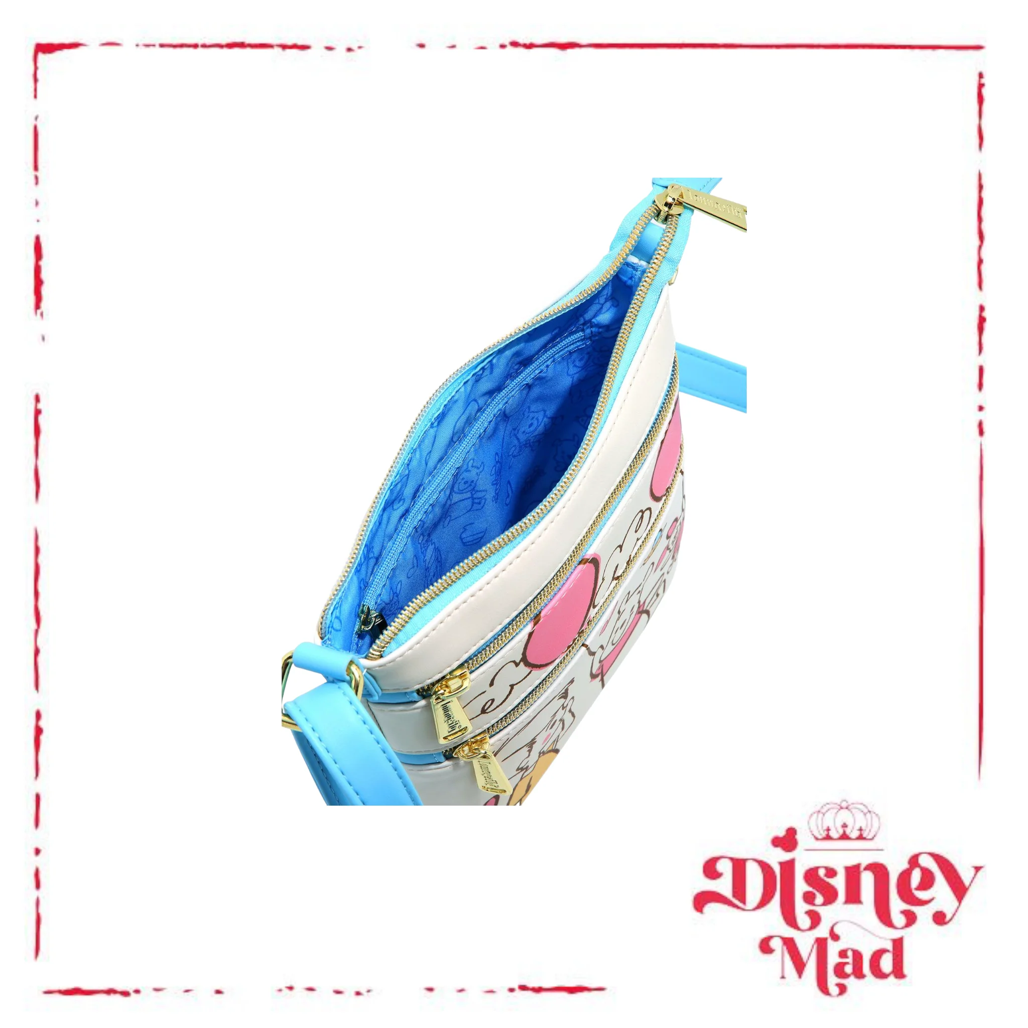 Loungefly Disney Winnie the Pooh Piglet & Pooh with Balloons Sketch Crossbody Bag - BoxLunch Exclusive - Image 3