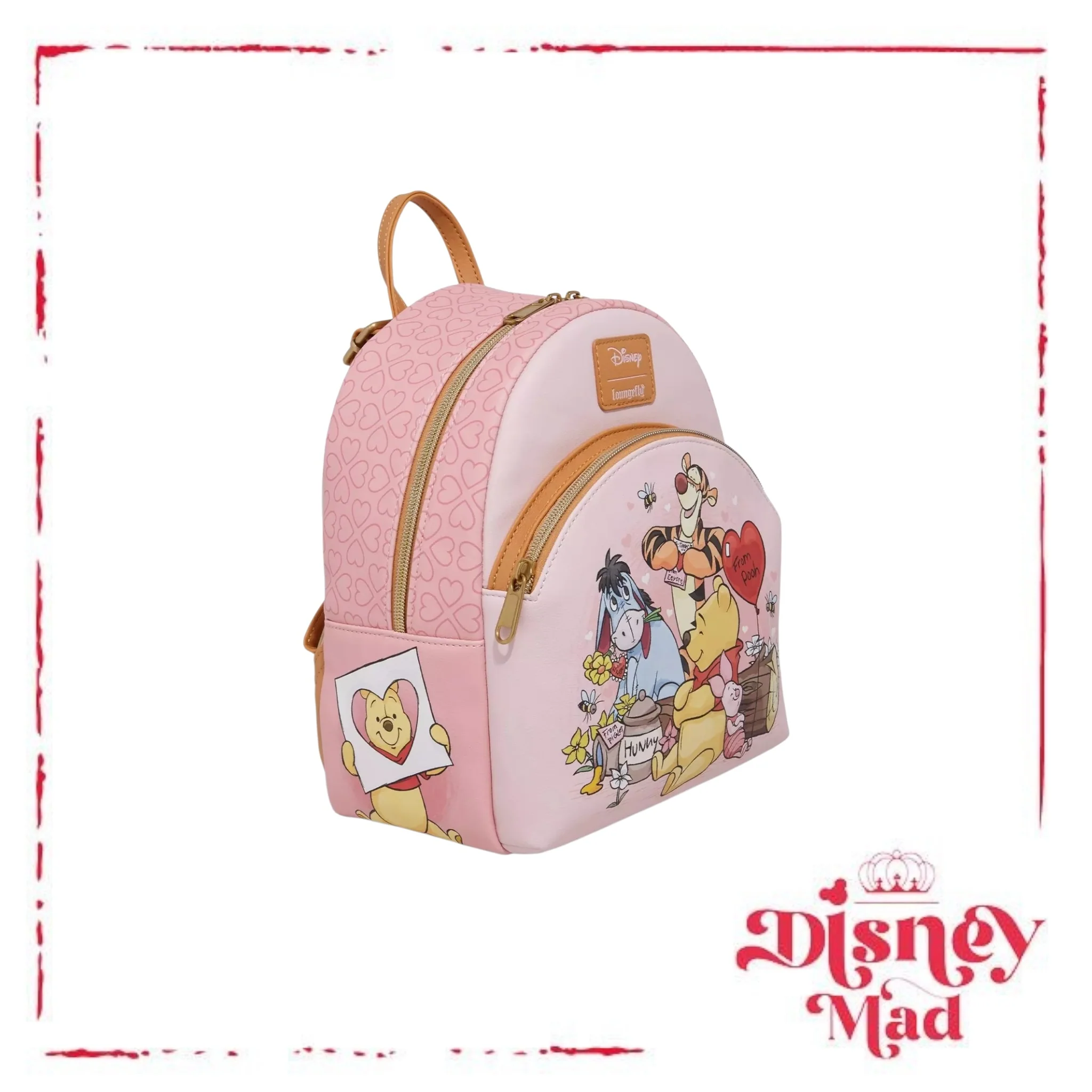 Loungefly Disney Winnie The Pooh Valentine's Day Mini Backpack - Image 2