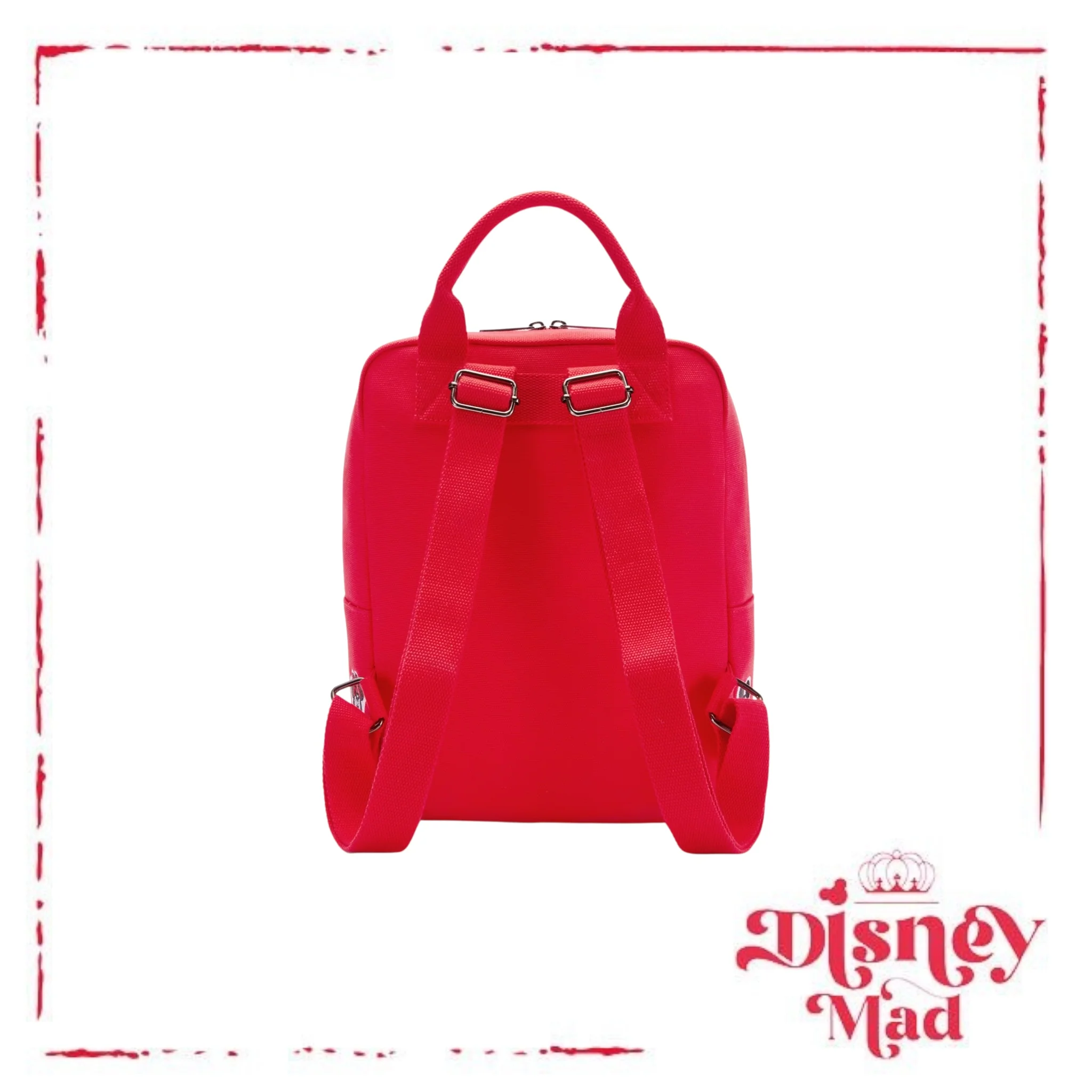 Loungefly Mickey and Minnie Mouse Canvas Backpack - Disney Parks - Image 4