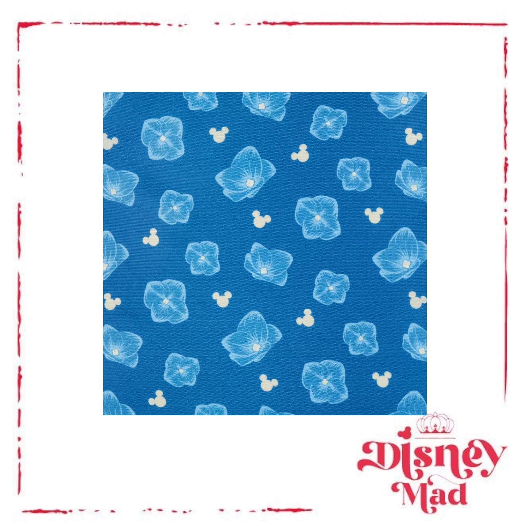 Loungefly Minnie Mouse Blue Hydrangea Colour Story Sequin Mini Backpack - Image 3