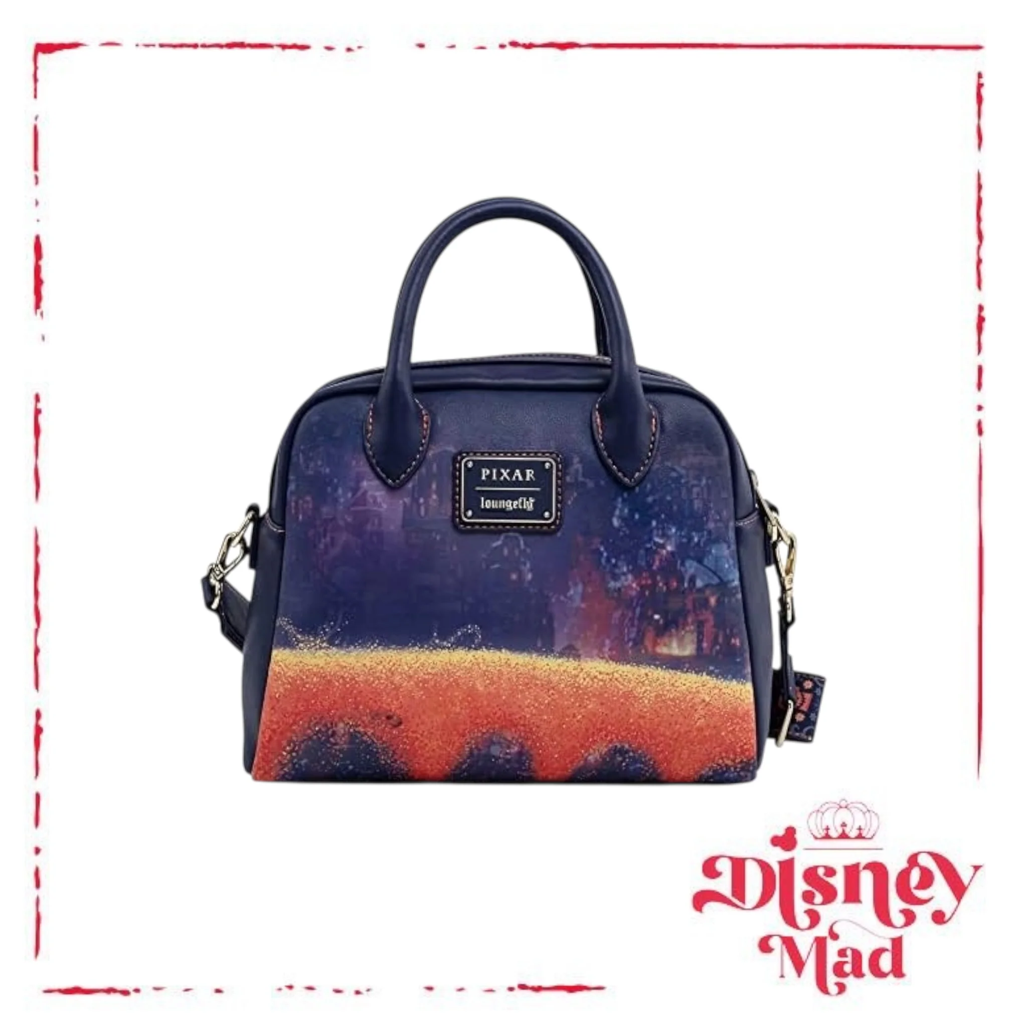 Loungefly Pixar Coco Marigold Bridge Guitar Strap Crossbody - Image 2