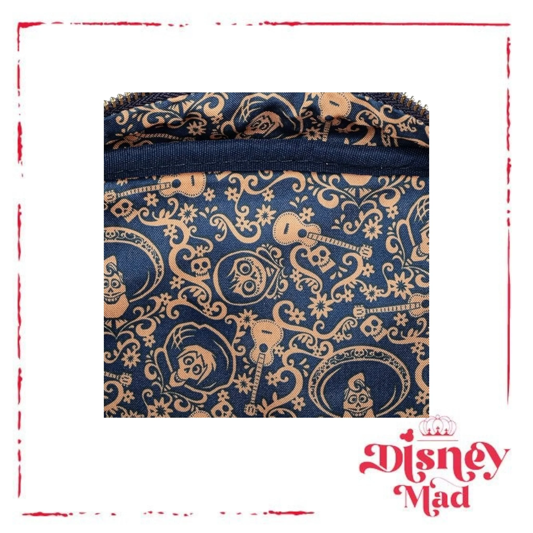 Loungefly Pixar Coco Marigold Bridge Guitar Strap Crossbody - Image 4