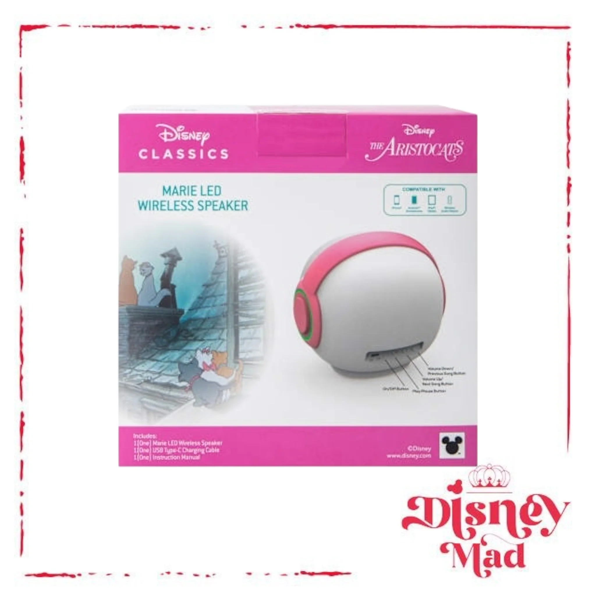 Marie LED Wireless Sphere Speaker - Image 8