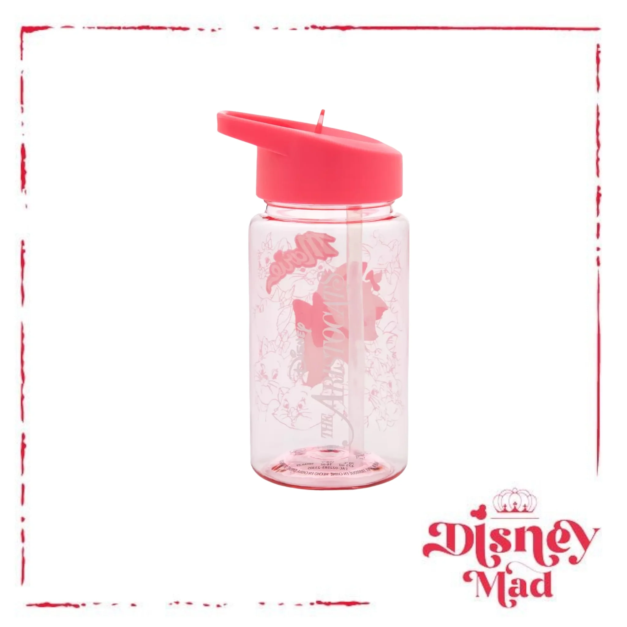 Marie Water Bottle With Soft Toy Crossbody Carrier - Disney Parks - Image 4