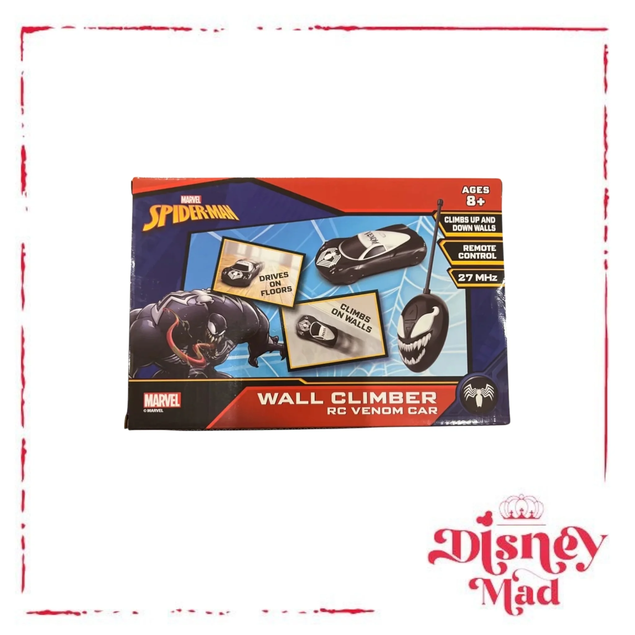 Marvel Spider-Man Wall Climber RC Venom Car - Image 2