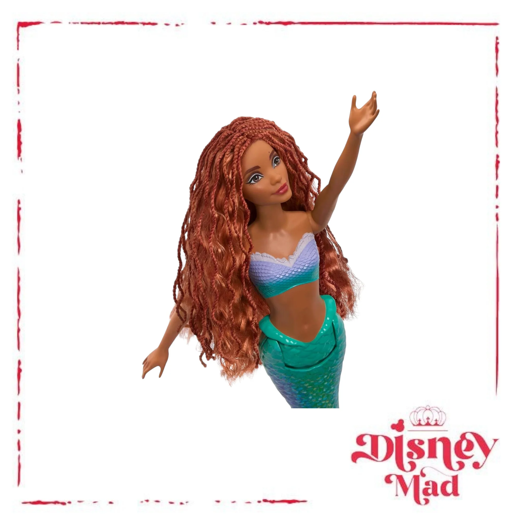 Mattel Disney The Little Mermaid Ariel Doll, Mermaid Fashion Doll with Signature Outfit - Image 2
