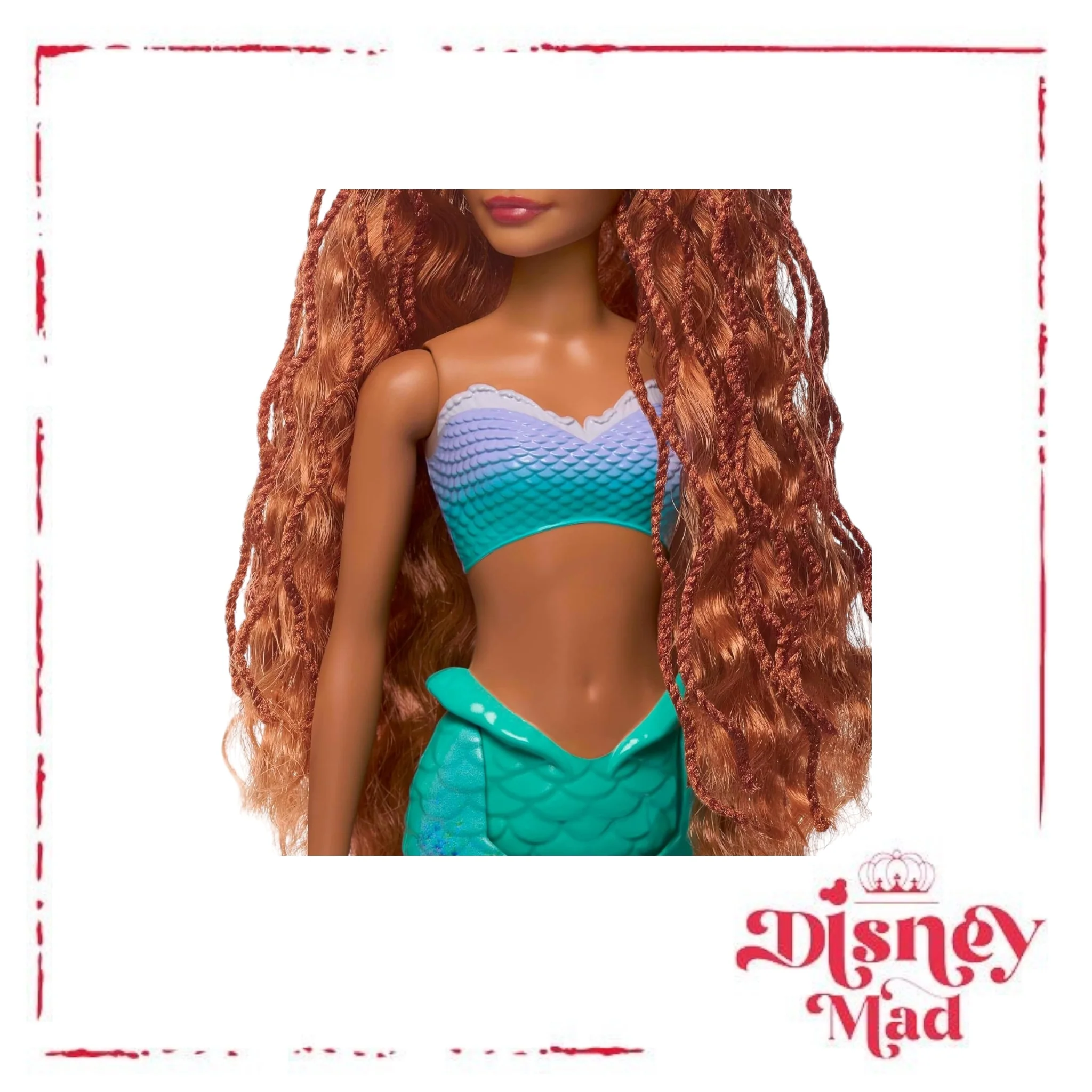 Mattel Disney The Little Mermaid Ariel Doll, Mermaid Fashion Doll with Signature Outfit - Image 3