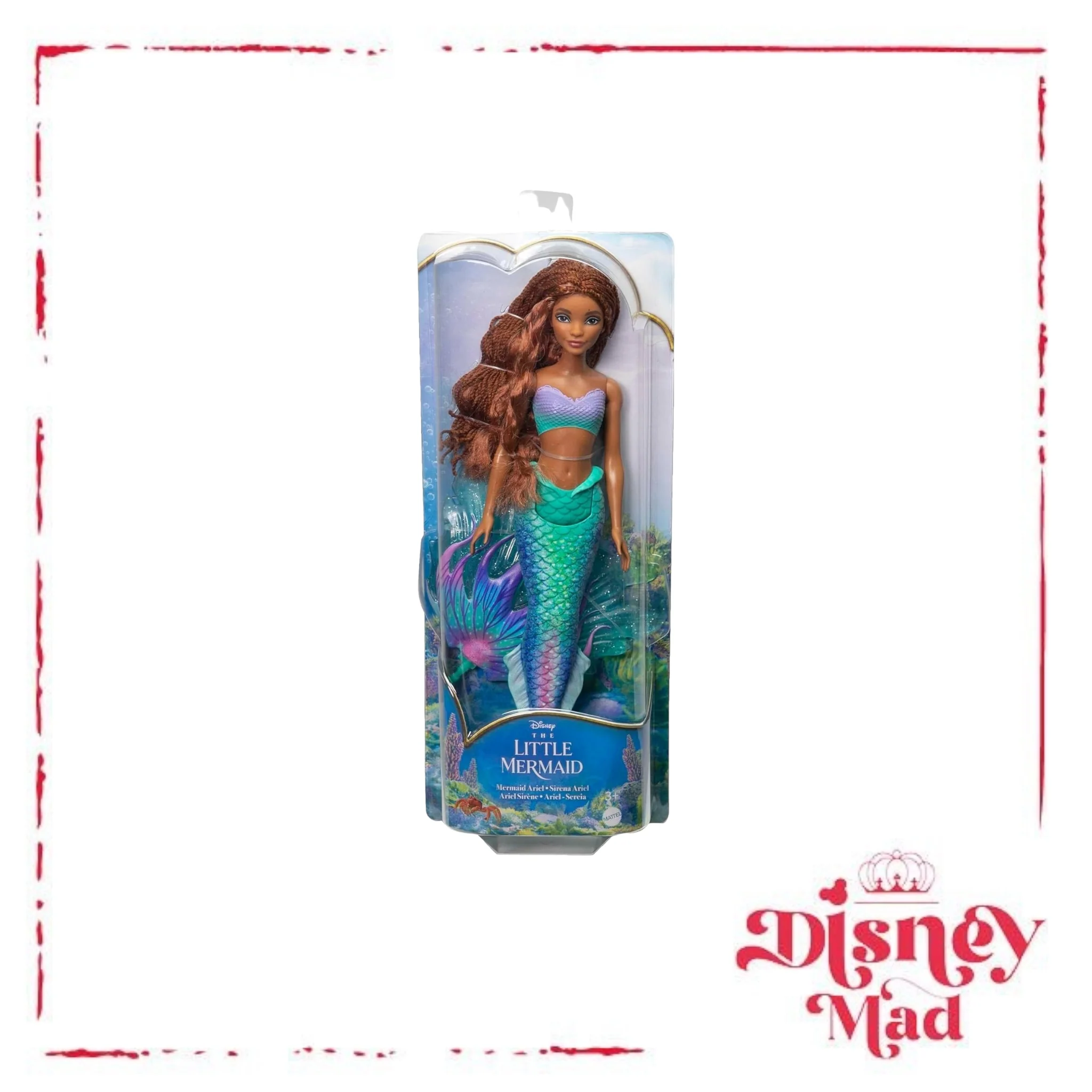 Mattel Disney The Little Mermaid Ariel Doll, Mermaid Fashion Doll with Signature Outfit - Image 5