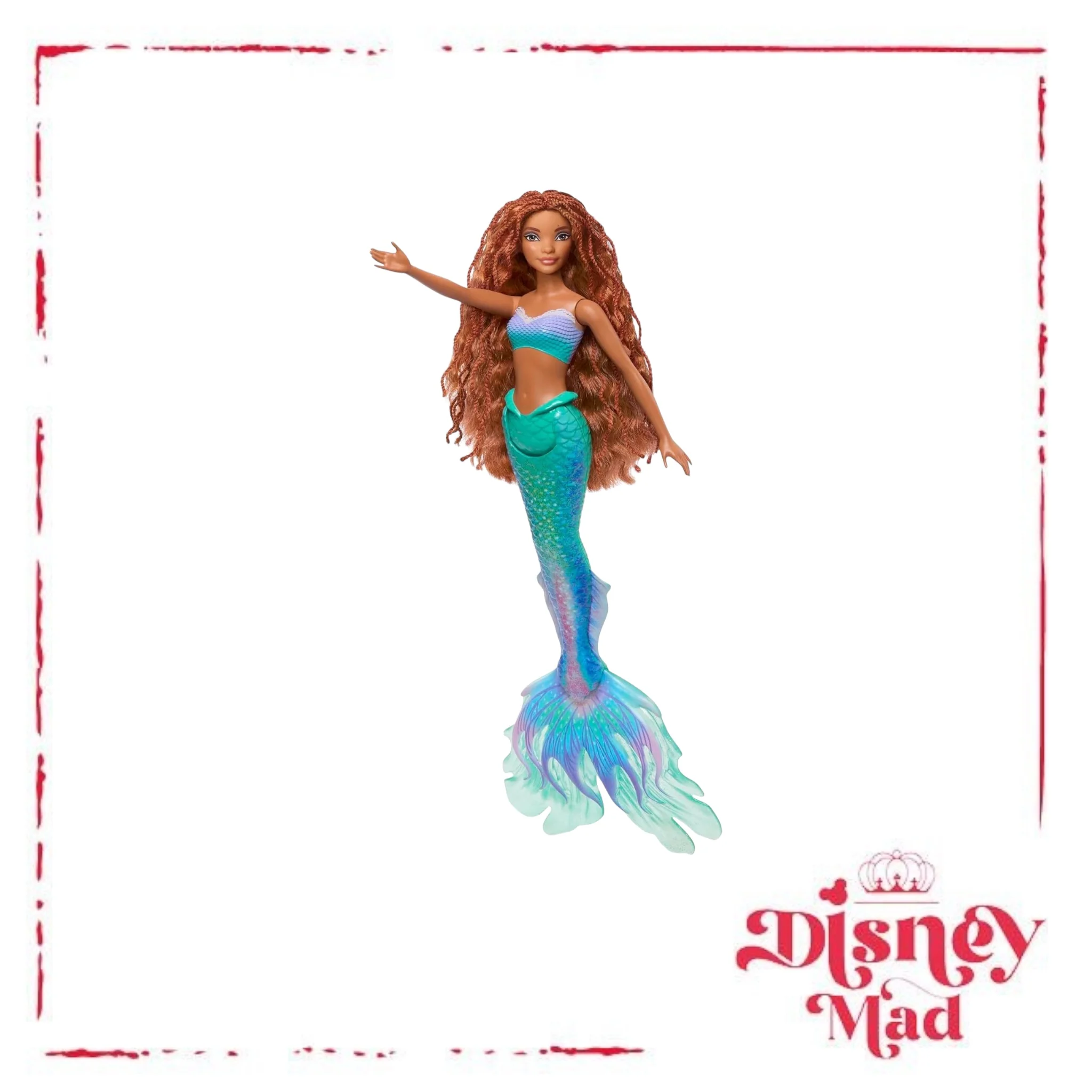 Mattel Disney The Little Mermaid Ariel Doll, Mermaid Fashion Doll with Signature Outfit - Image 6