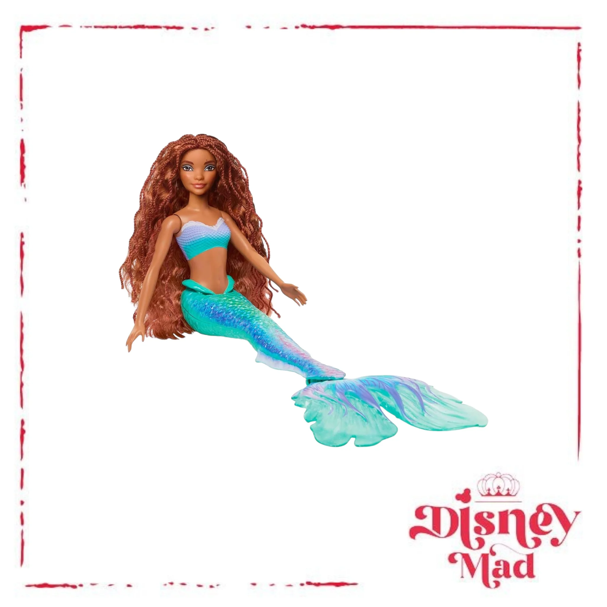 Mattel Disney The Little Mermaid Ariel Doll, Mermaid Fashion Doll with Signature Outfit - Image 7