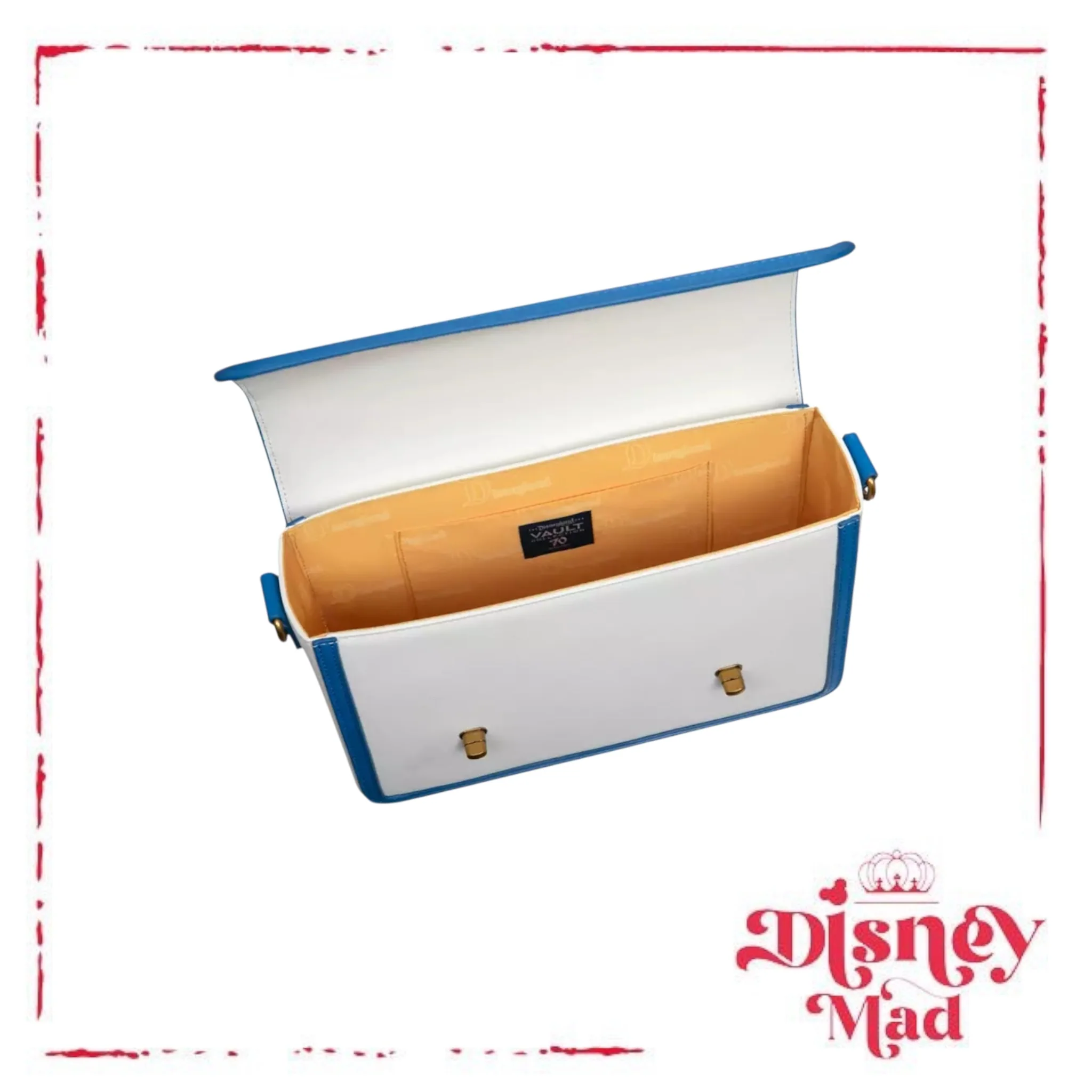 Mickey Mouse and Friends Loungefly Crossbody Bag – Disneyland 70th Anniversary - Image 5