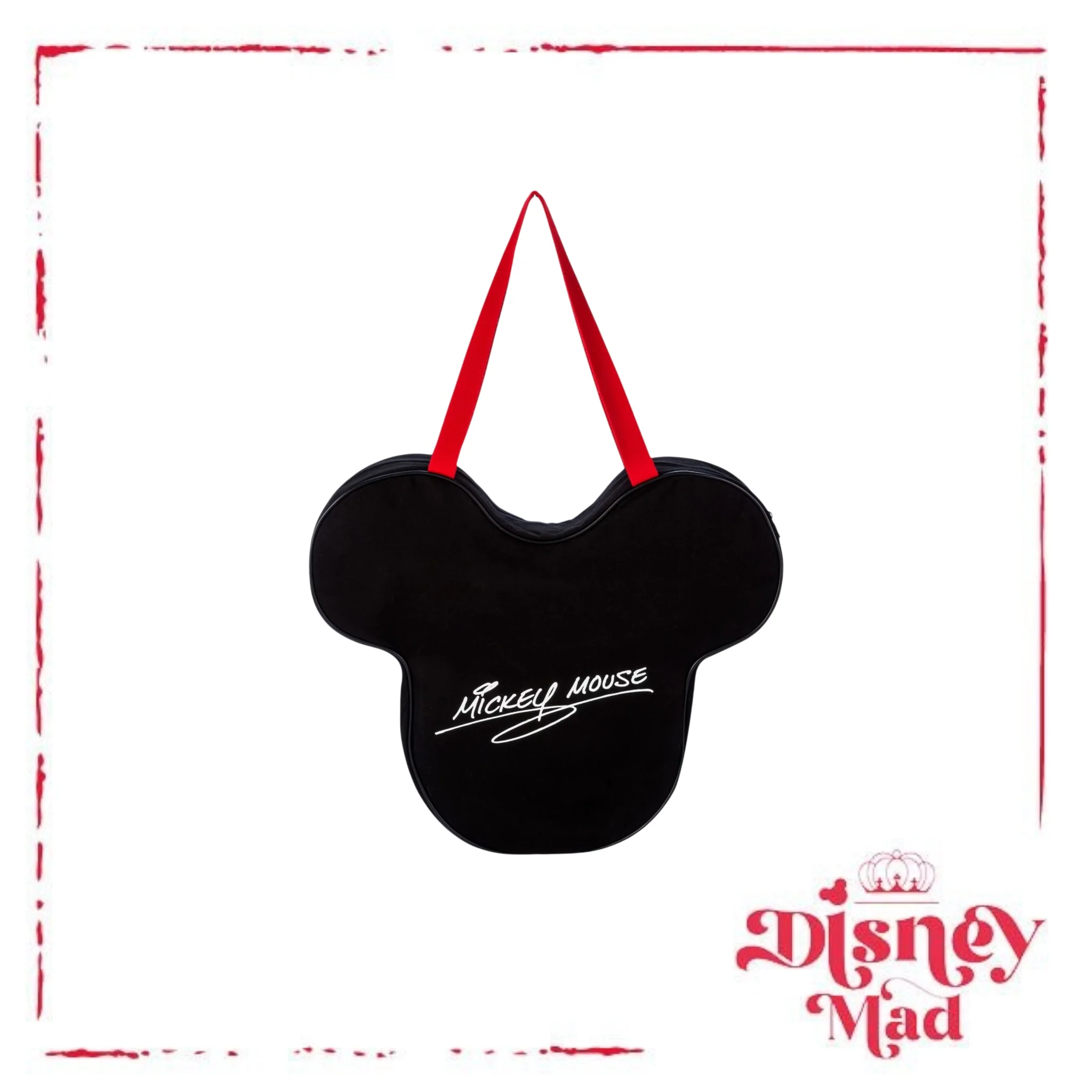 Mickey Mouse Big Face Canvas Tote Bag - Disney Parks - Image 3