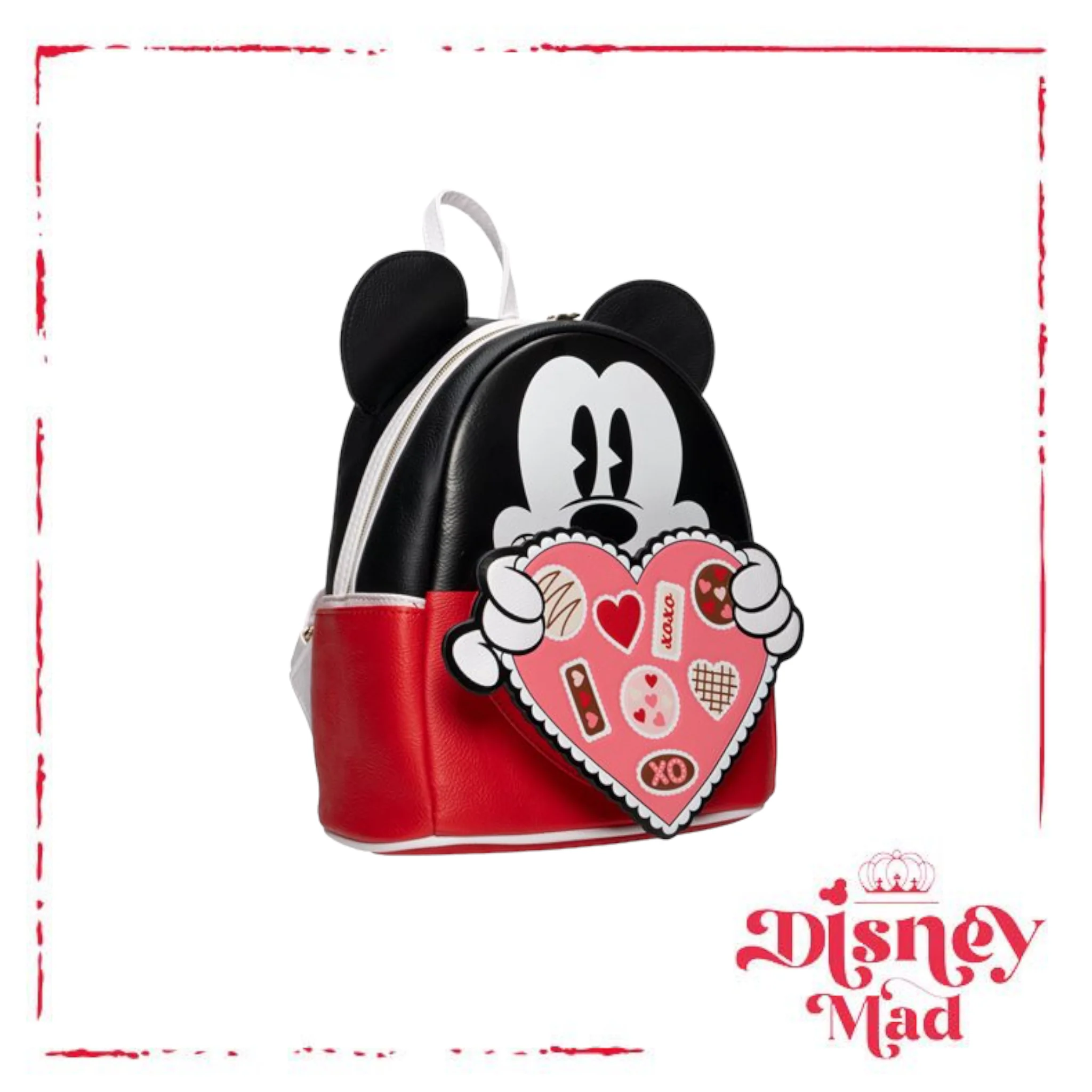 Mickey Mouse Chocolate Box Valentine Mini-Backpack - Entertainment Earth Exclusive - Image 3