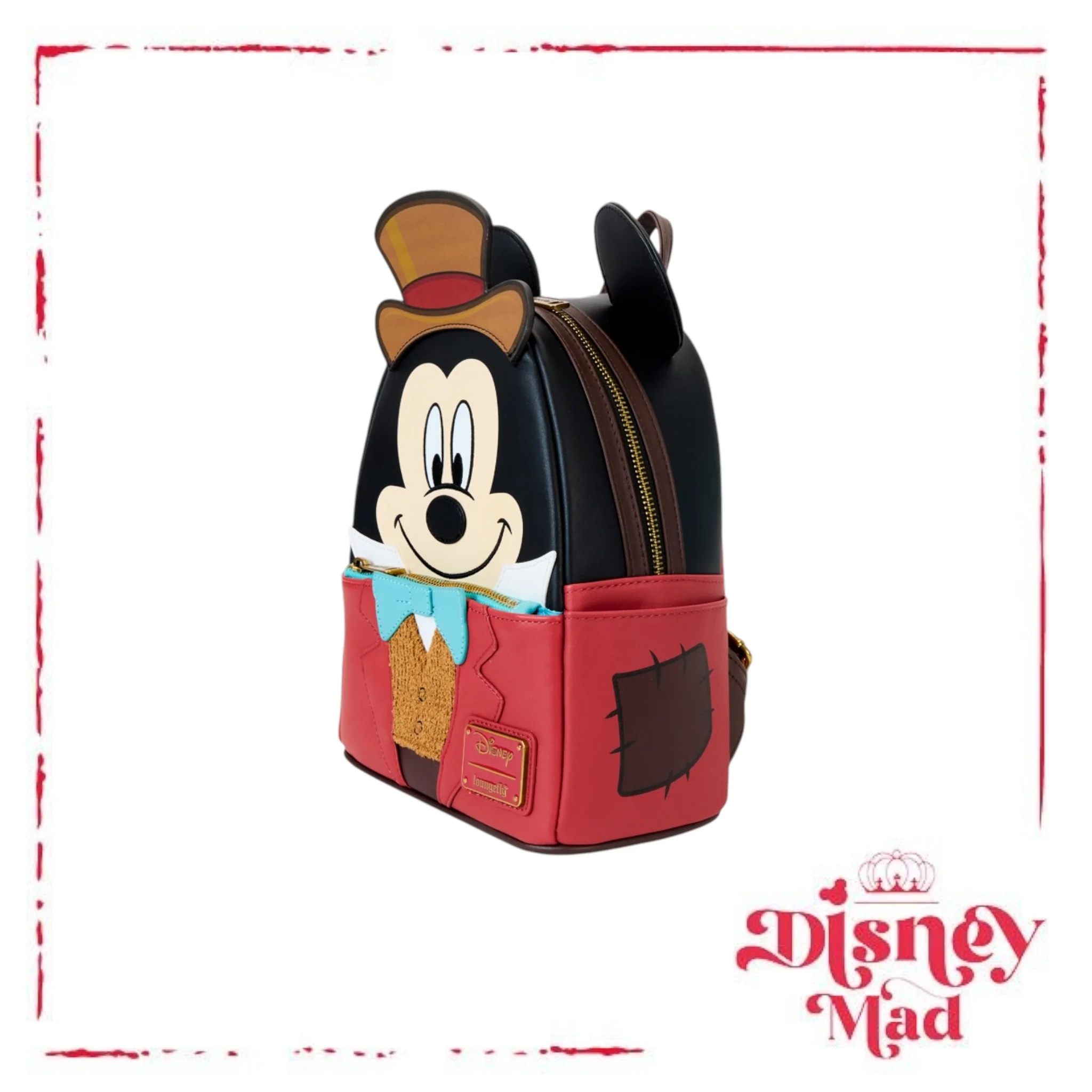 Mickey Mouse Christmas Carol Bob Cratchit Cosplay Mini Backpack - Image 2