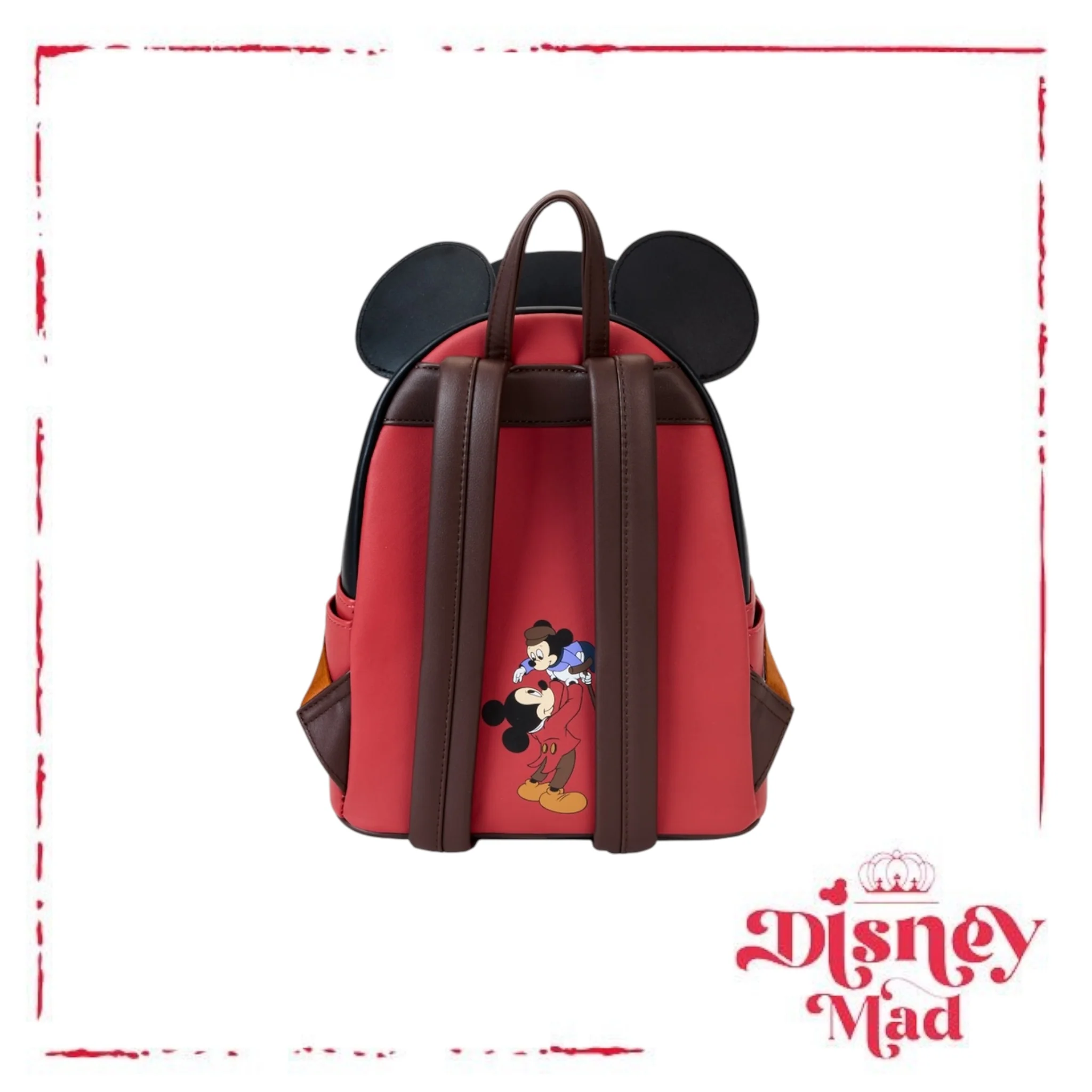 Mickey Mouse Christmas Carol Bob Cratchit Cosplay Mini Backpack - Image 4
