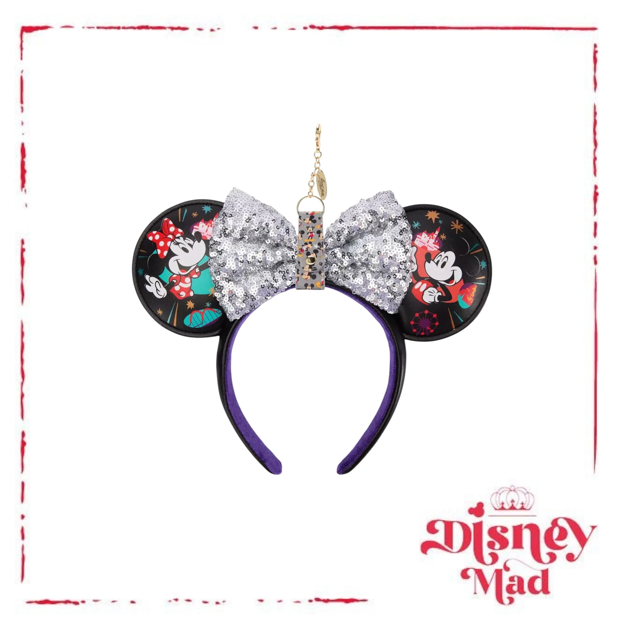 Mickey Mouse Headband Holder Bag Charm - Disney Parks - Image 2