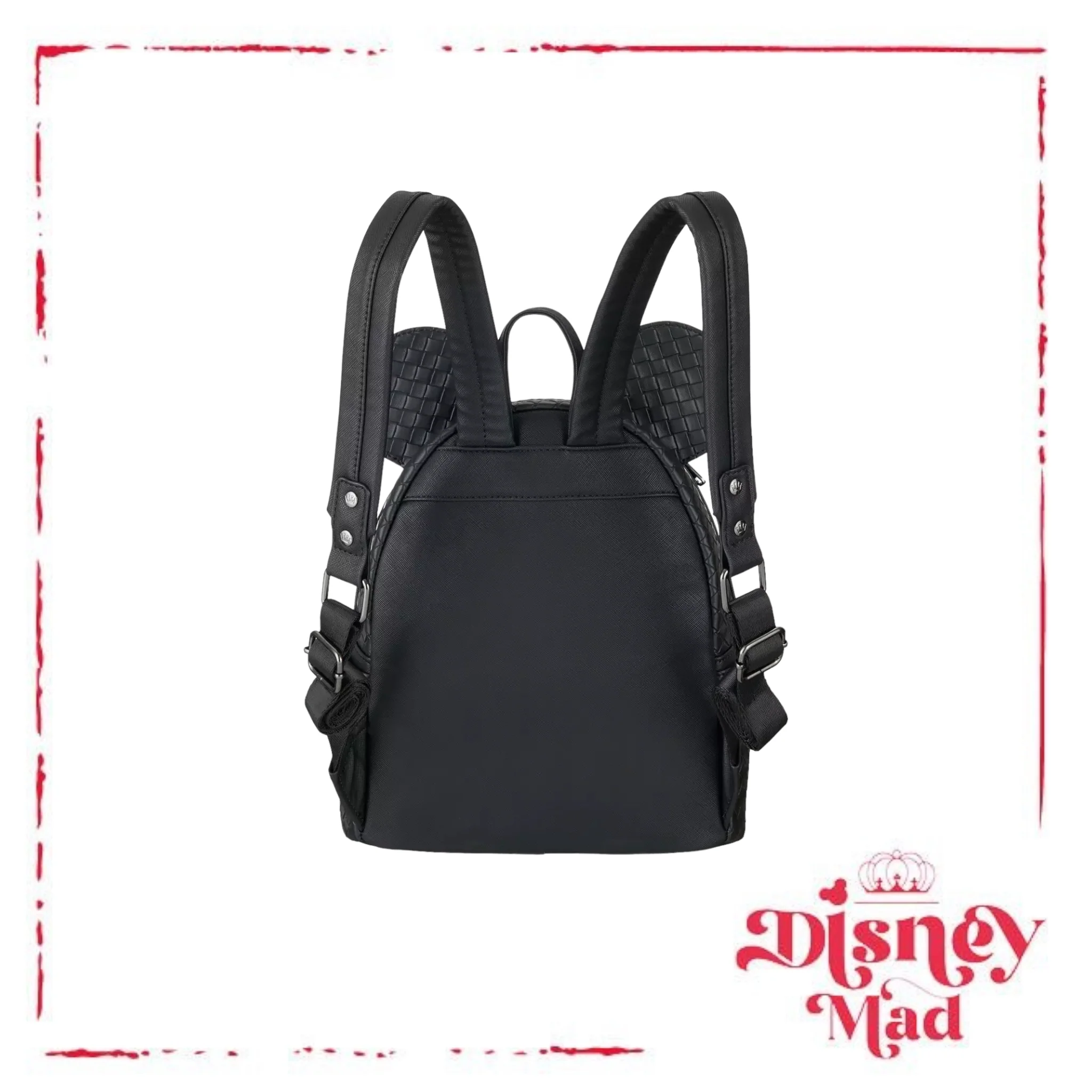 Mickey Mouse Woven Loungefly Mini Backpack Disney Parks - Image 2