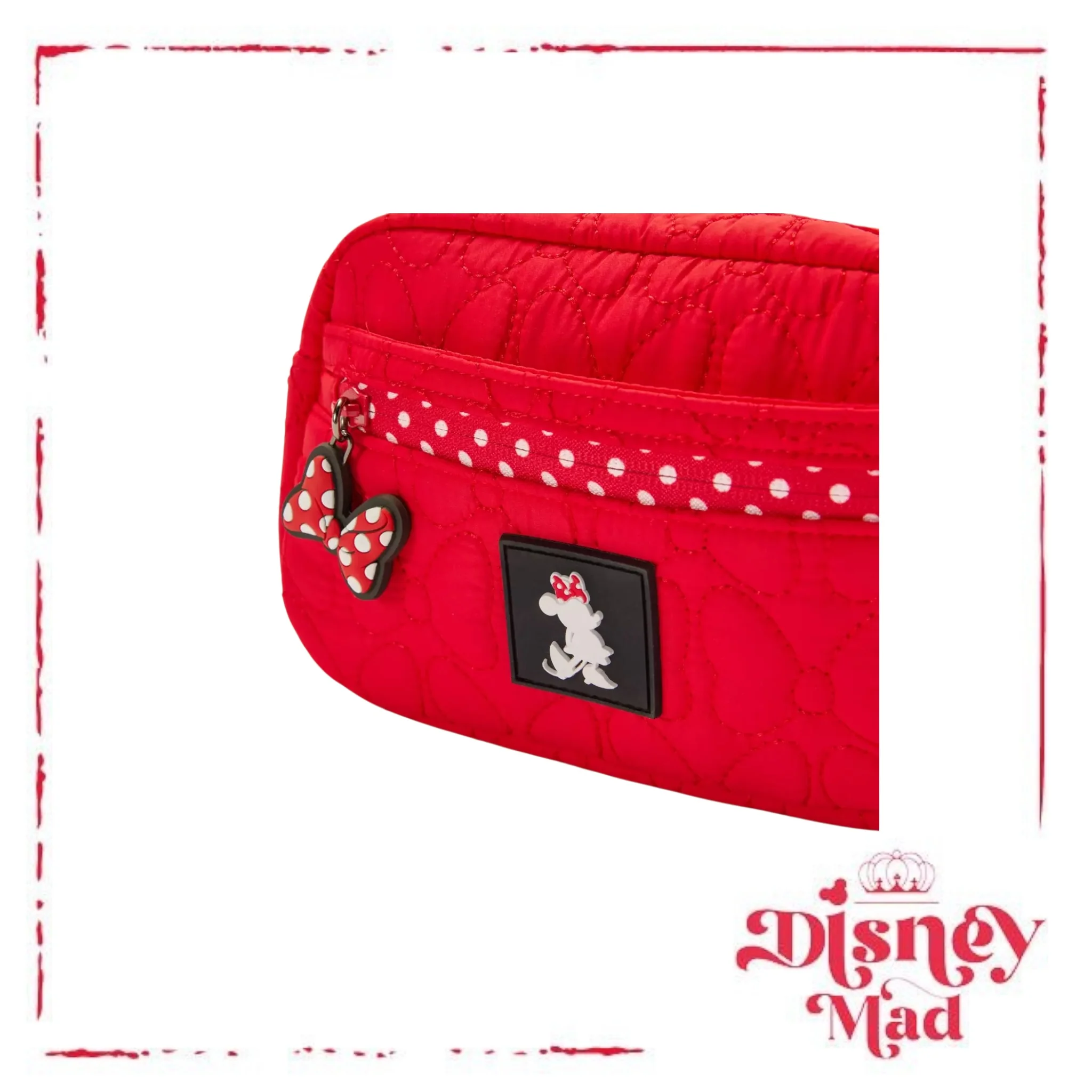 Minnie Mouse Quilted Hip Pack - Disney Parks - Image 3