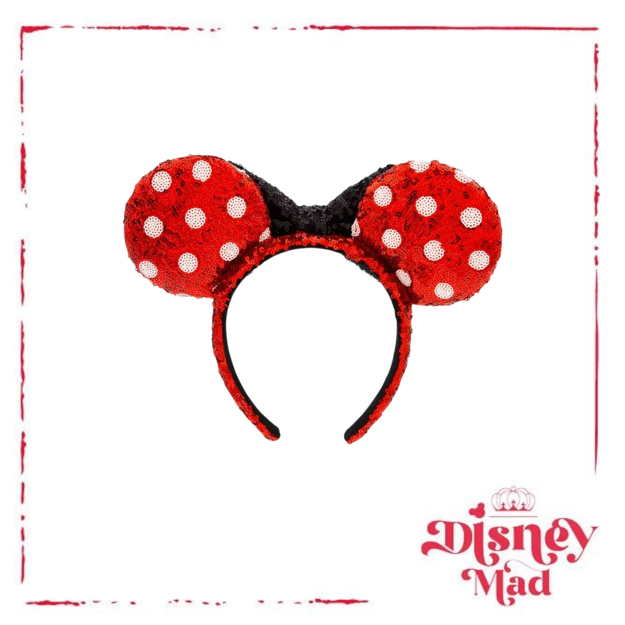 Minnie Mouse Sequined Ear Headband - Disney Parks - Image 3