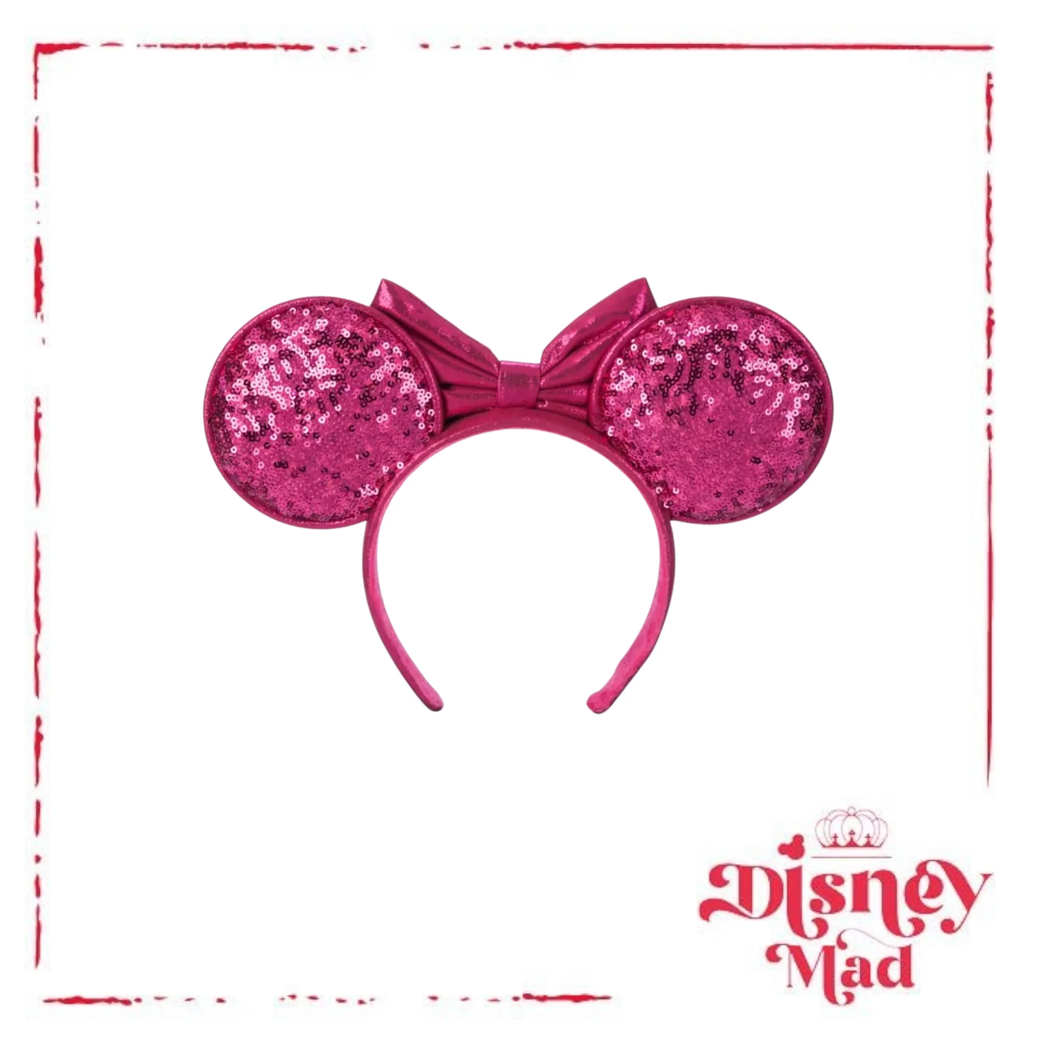 Minnie Mouse Sequined Ear Headband – Pink - Disney Parks - Image 2