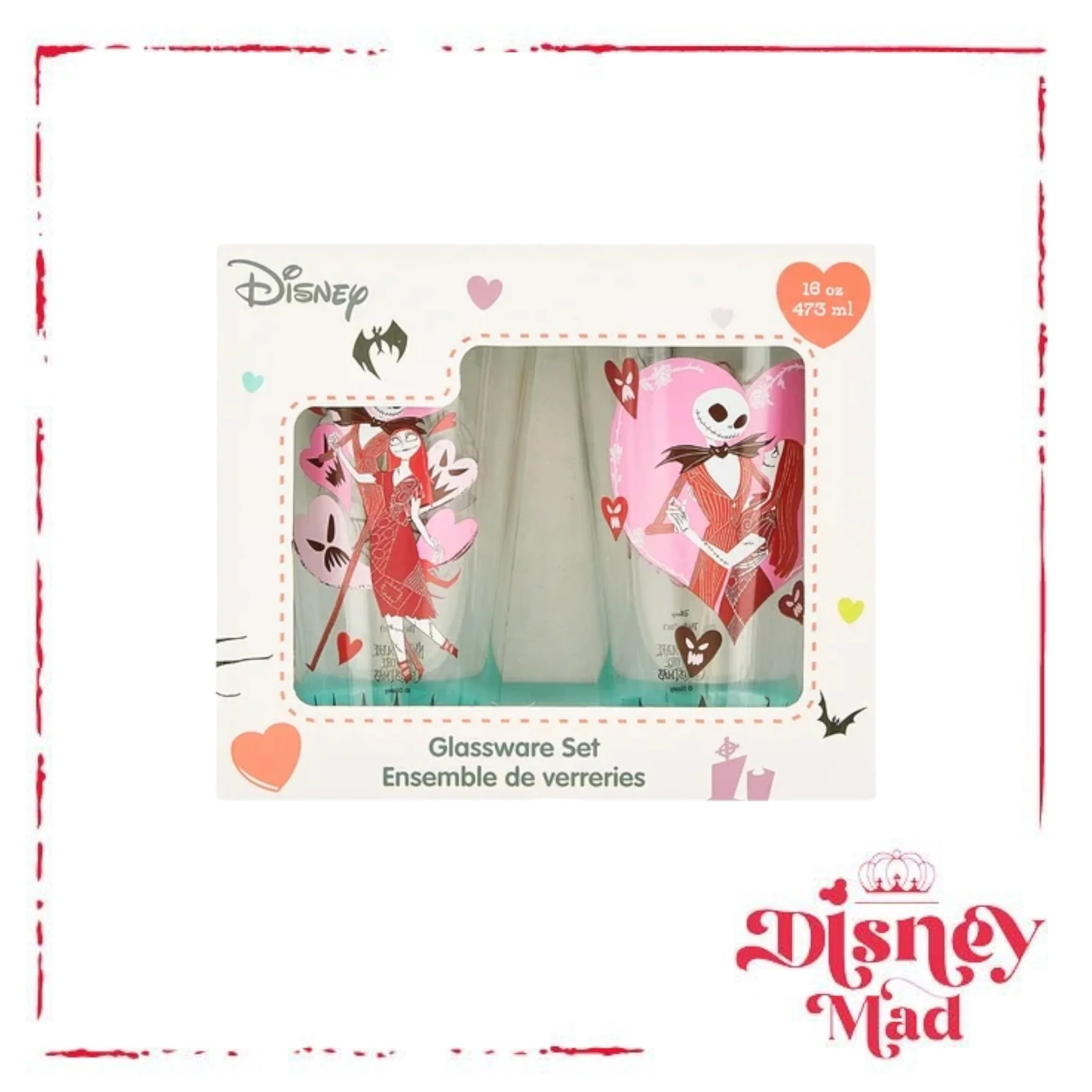 Nightmare before Christmas 2Pk Glass Set - Image 4