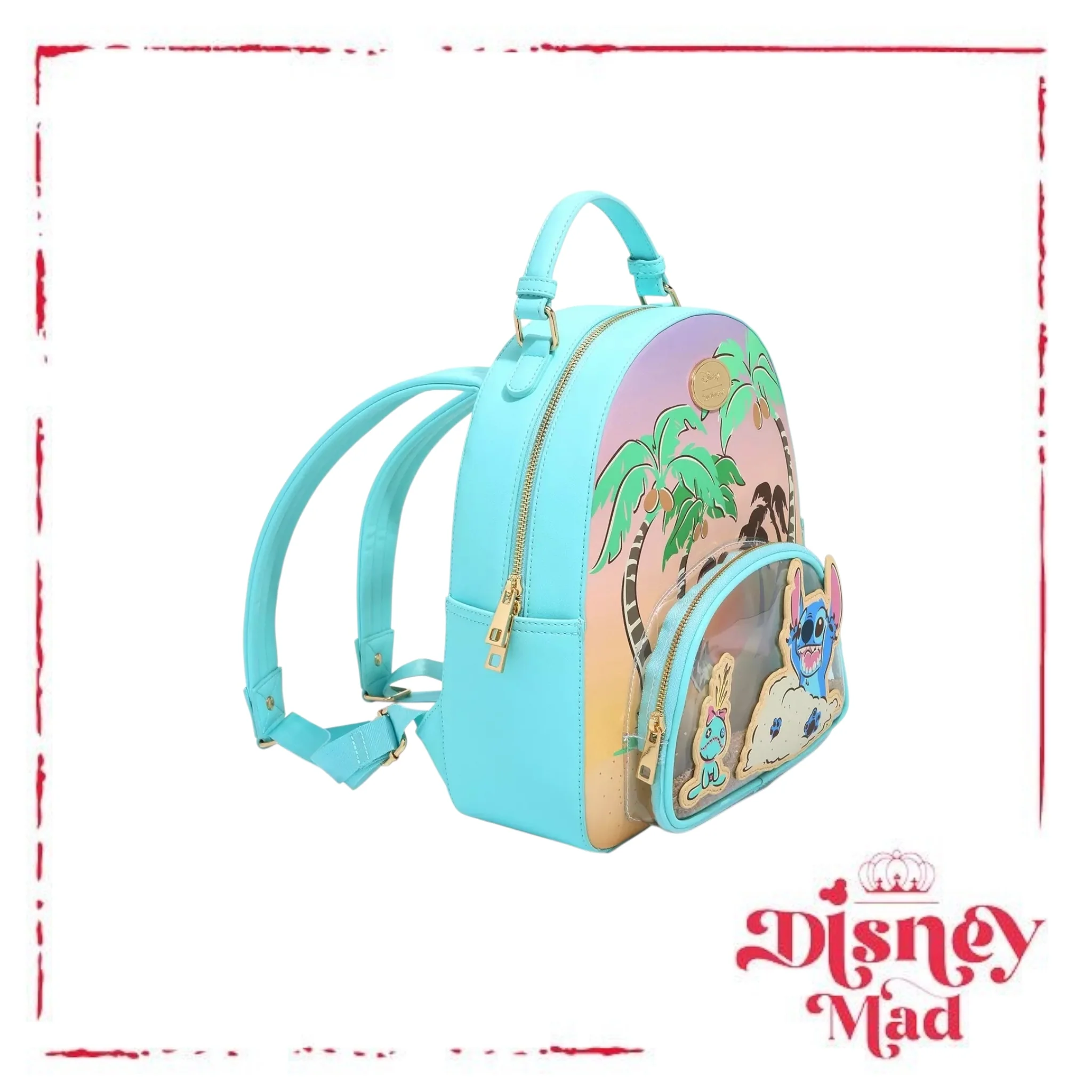 Our Universe Lilo & Stitch Scrump & Stitch Beach Sand Mini Backpack - BoxLunch Exclusive - Image 2