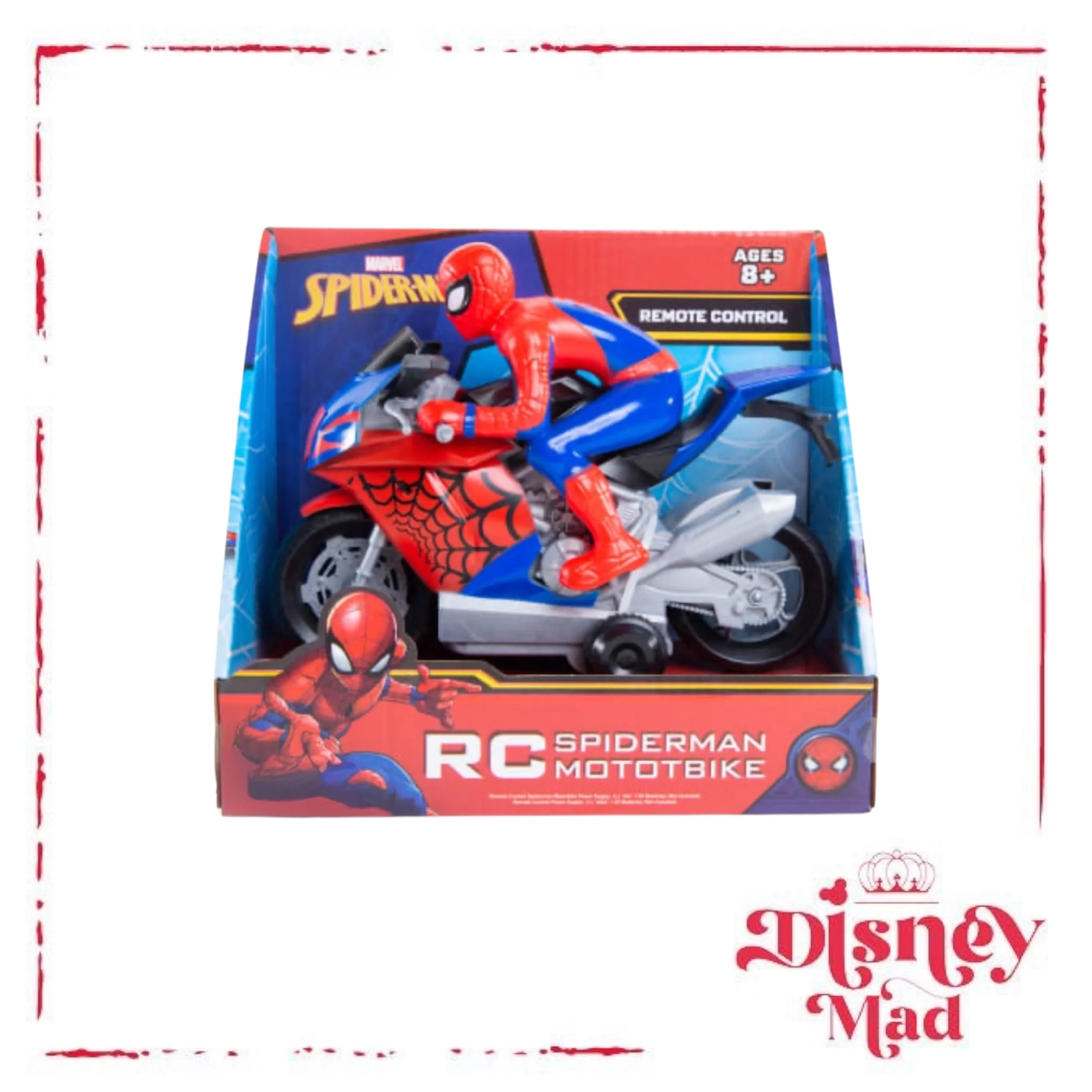 Remote Control Spider-Man Motorbike