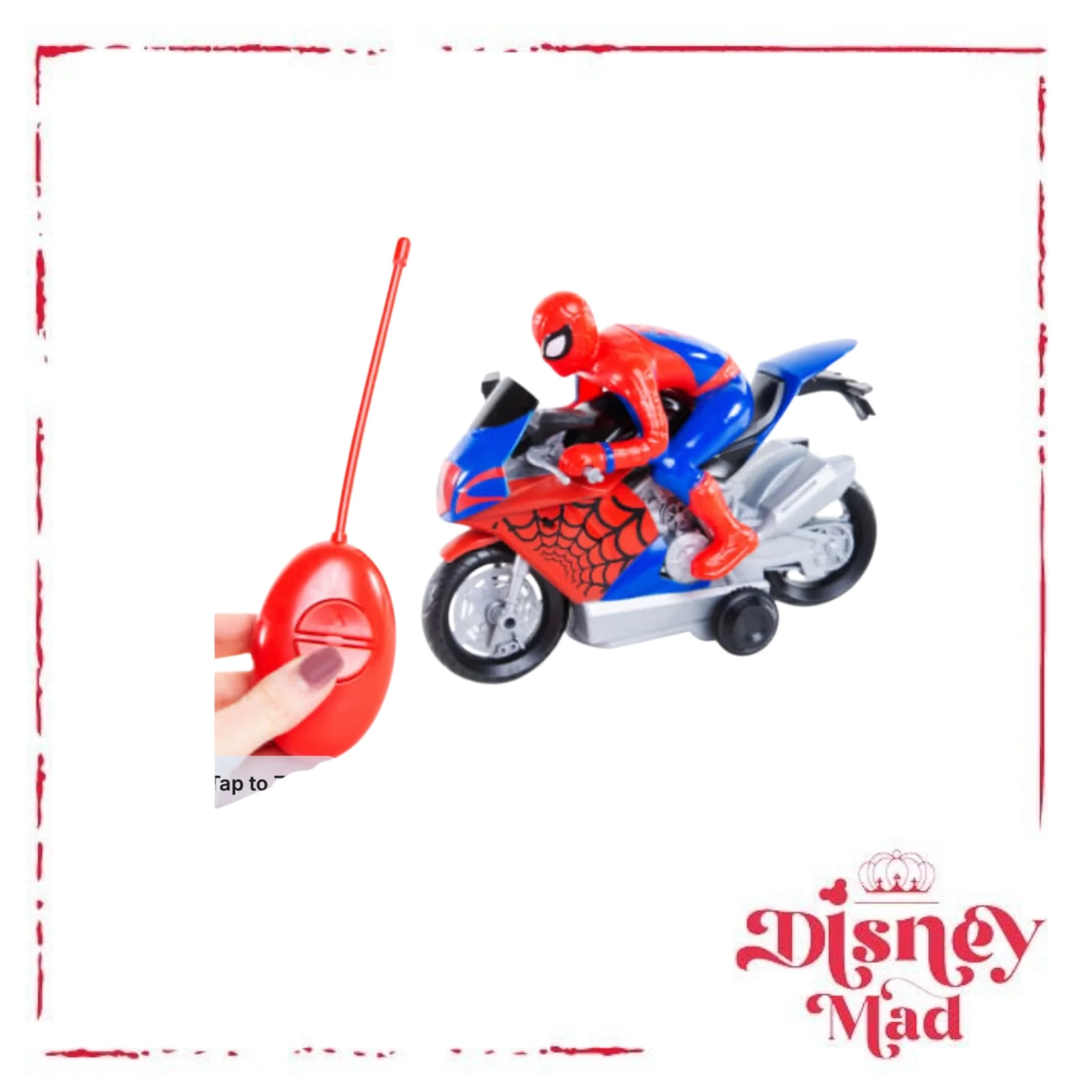 Remote Control Spider-Man Motorbike - Image 2