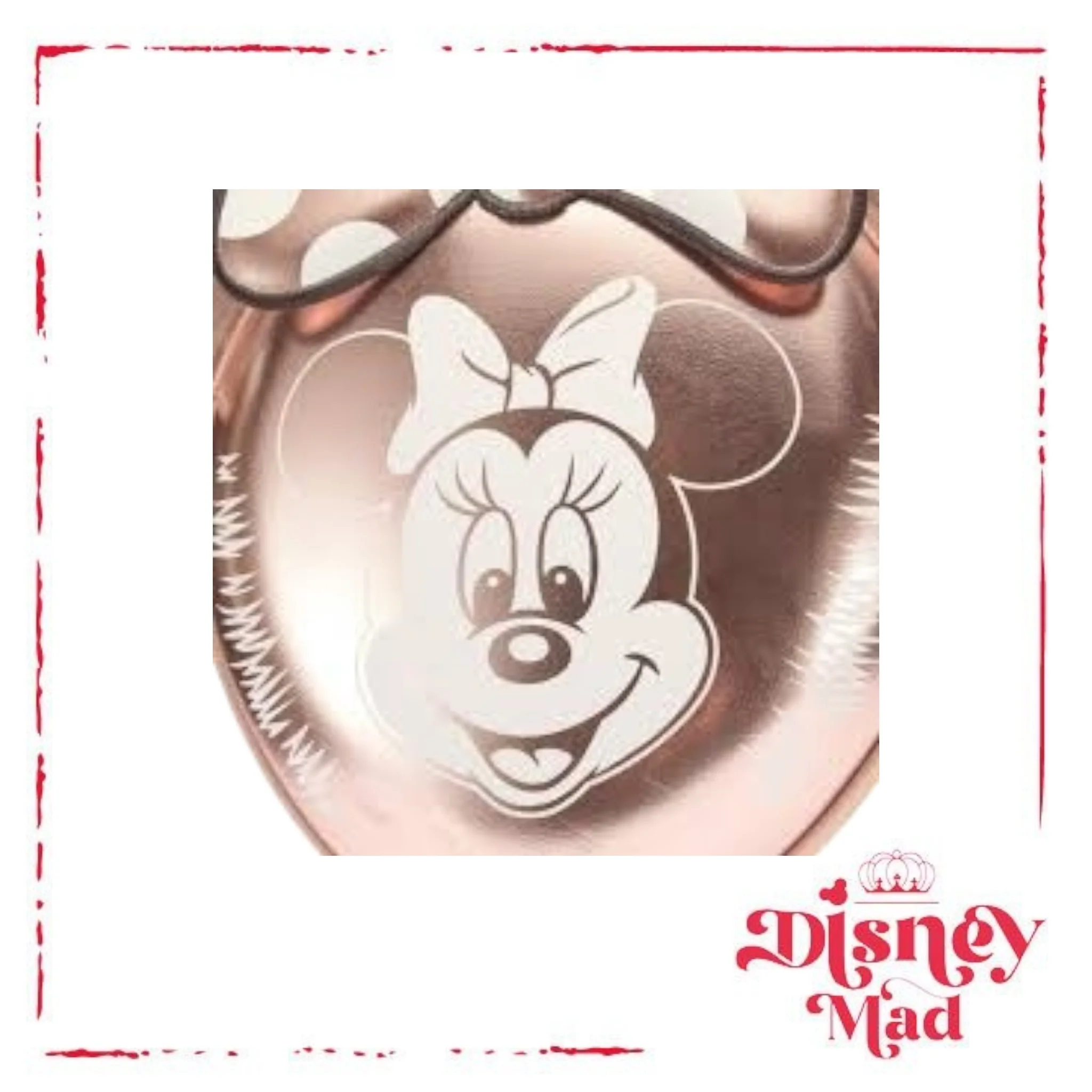 Rose Gold Minnie Balloon Loungefly Crossbody Bag - Disney Parks - Image 3