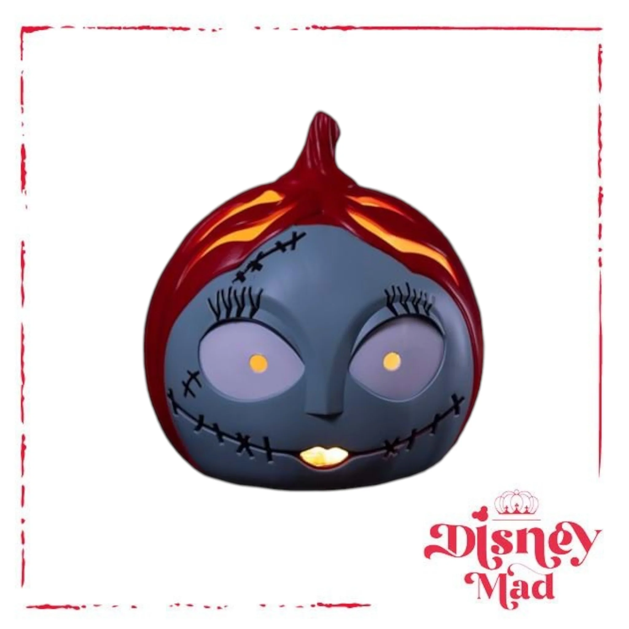 Sally Nightmare Before Christmas Light Up Mini Pumpkin - Image 2