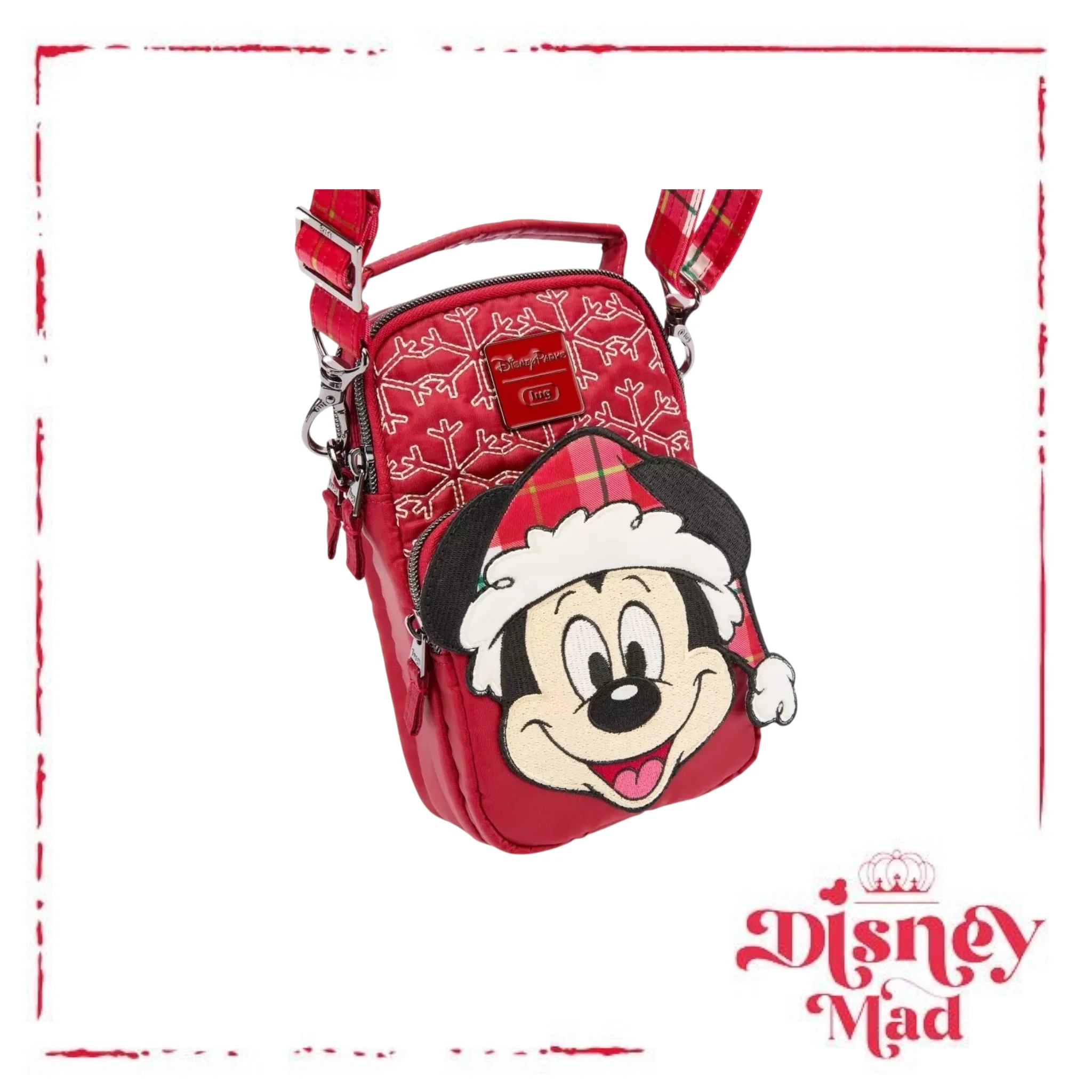 Santa Mickey Lug Bag - Disney Parks
