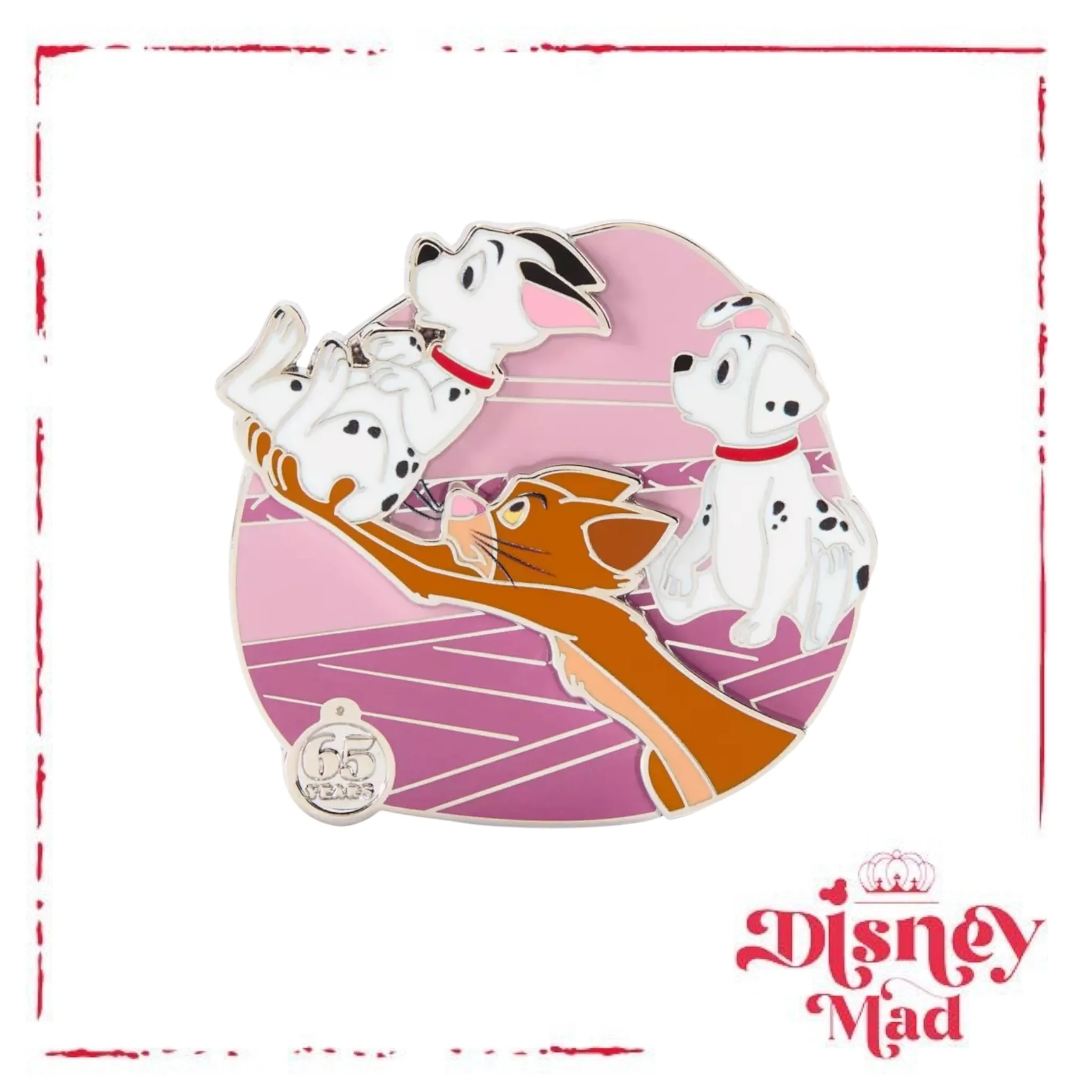 Sgt. Tibbs, Lucky and Rolly Pin, 101 Dalmatians 65th Anniversary - Disney Parks - Image 2