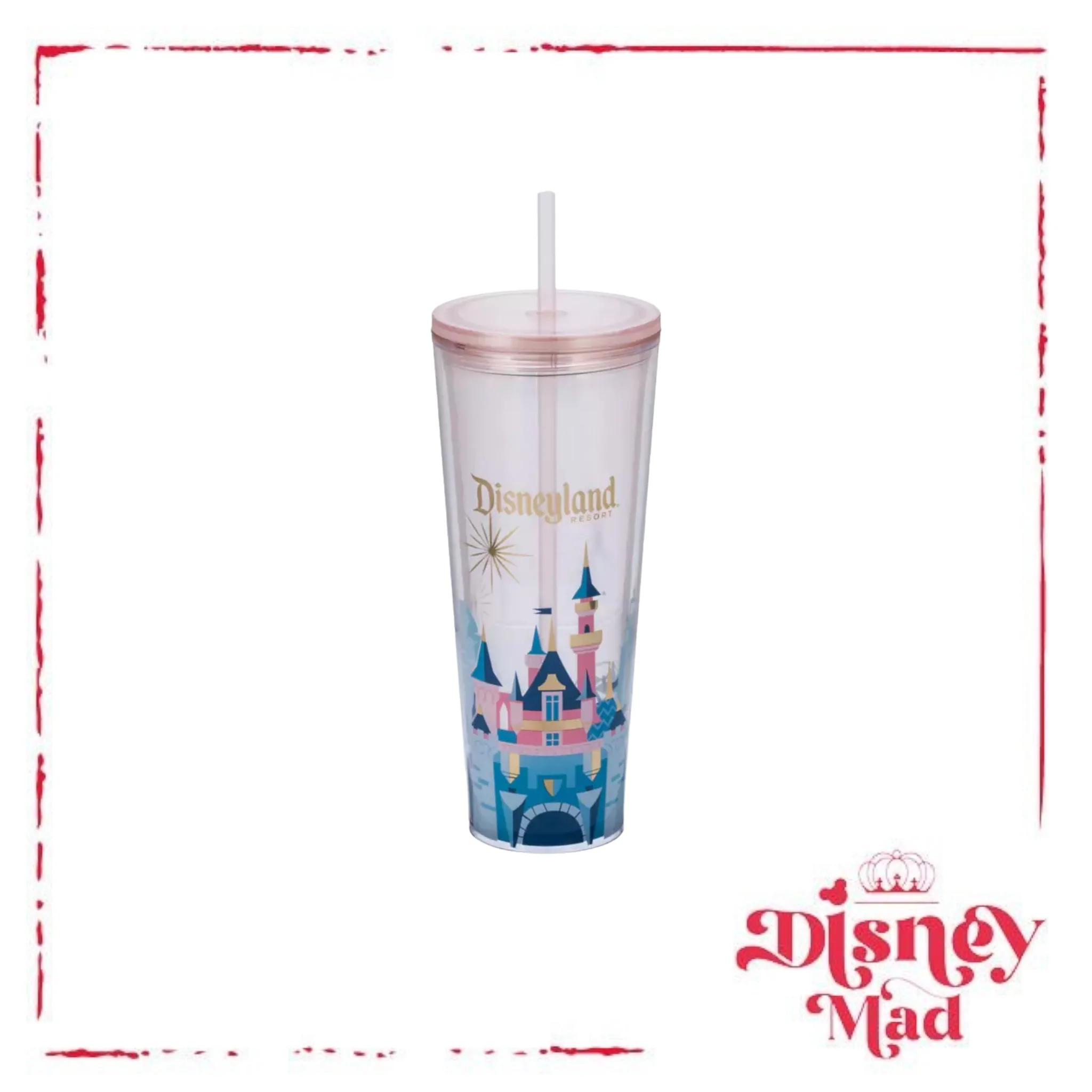 Sleeping Beauty Castle Starbucks® Tumbler with Straw – Disneyland - Disney Parks - Image 4