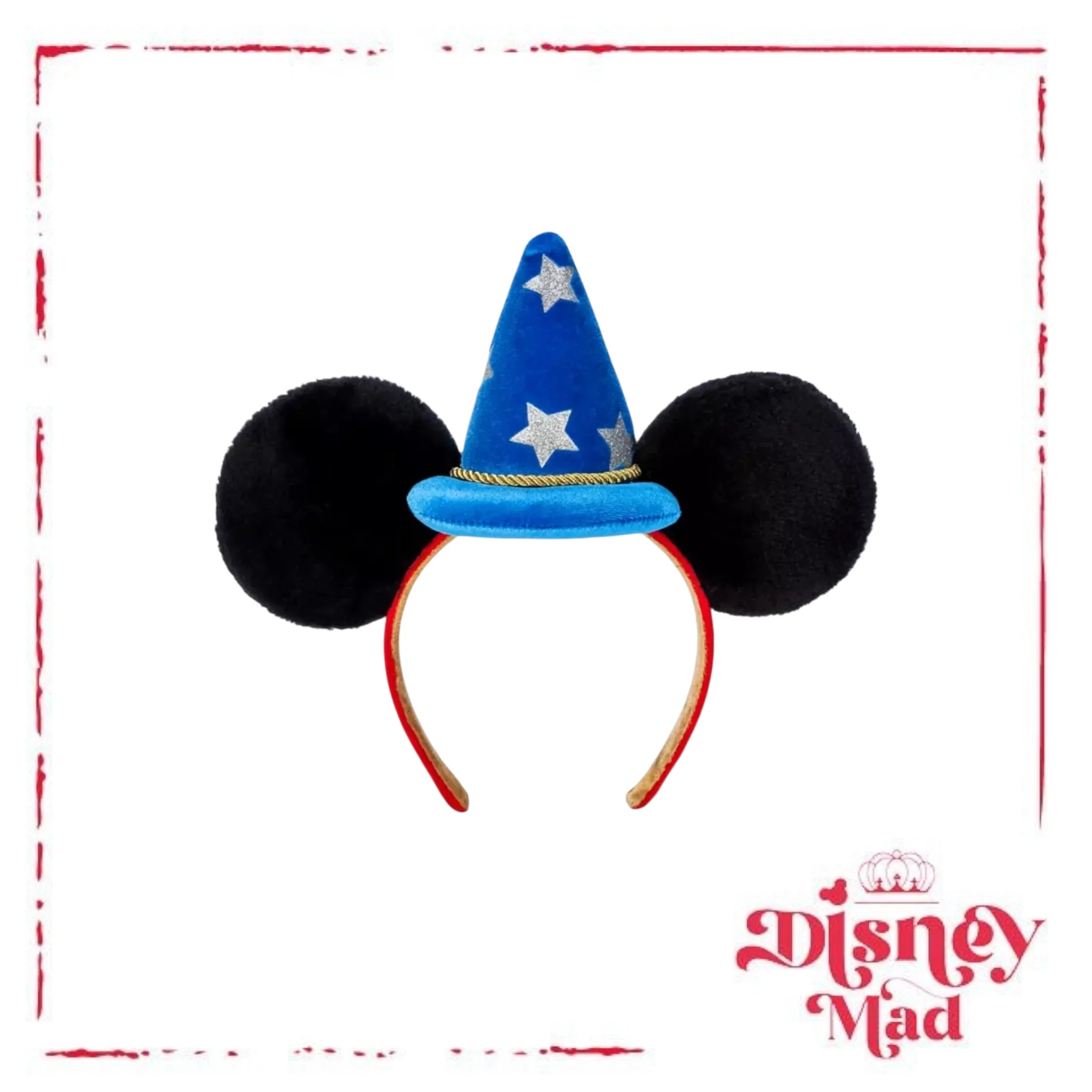 Sorcerer Mickey Mouse Ear Headband for Adults – Fantasia - Disney Parks - Image 2