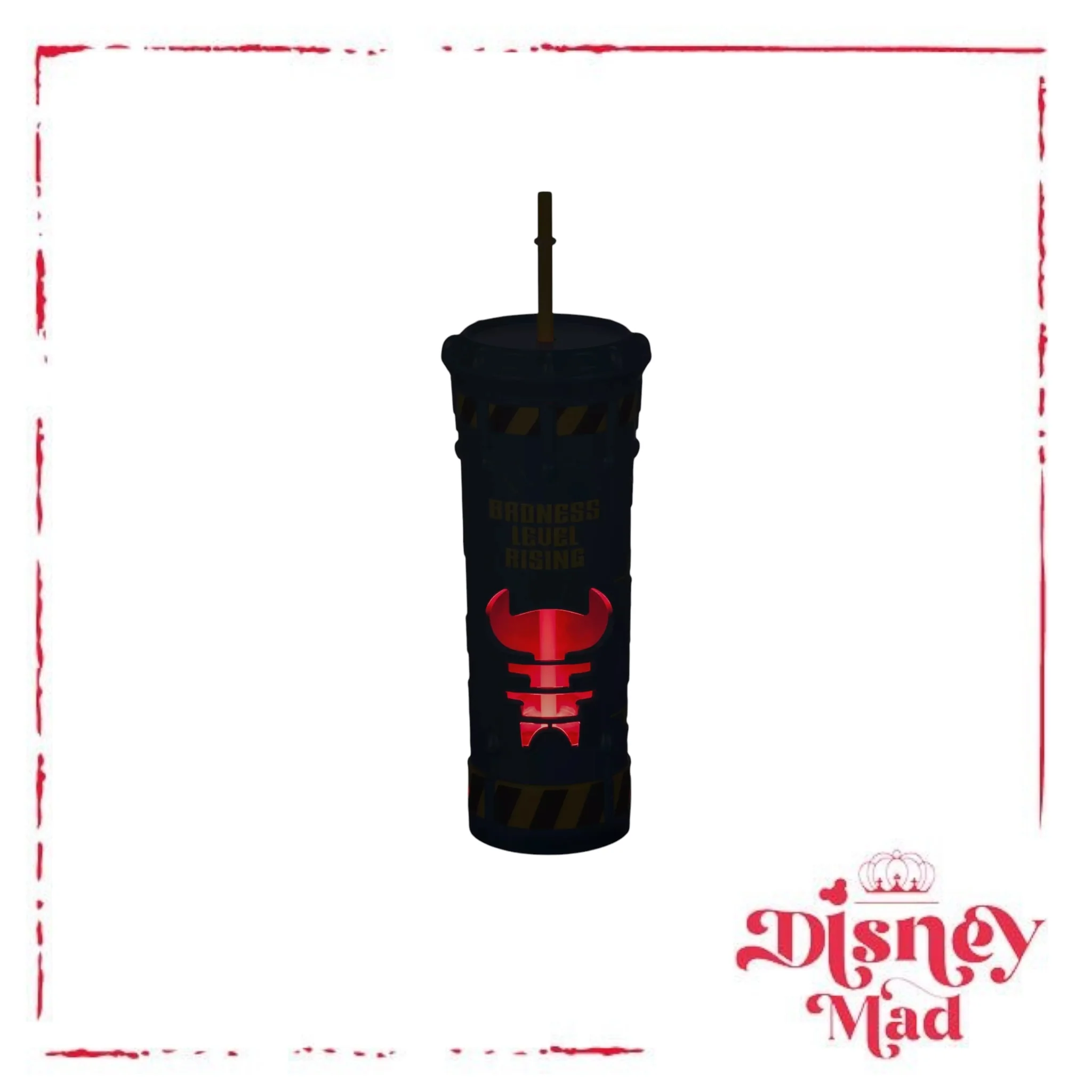 Stitch Badness Level Light-Up Tumbler with Straw - Disney Parks - Image 3
