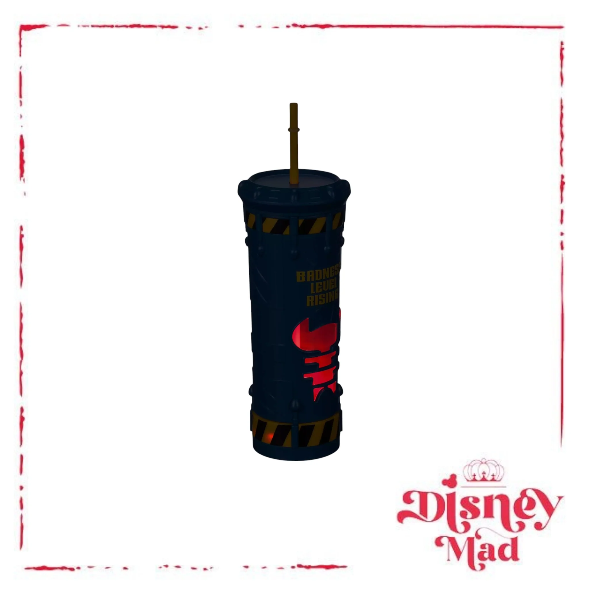 Stitch Badness Level Light-Up Tumbler with Straw - Disney Parks - Image 9