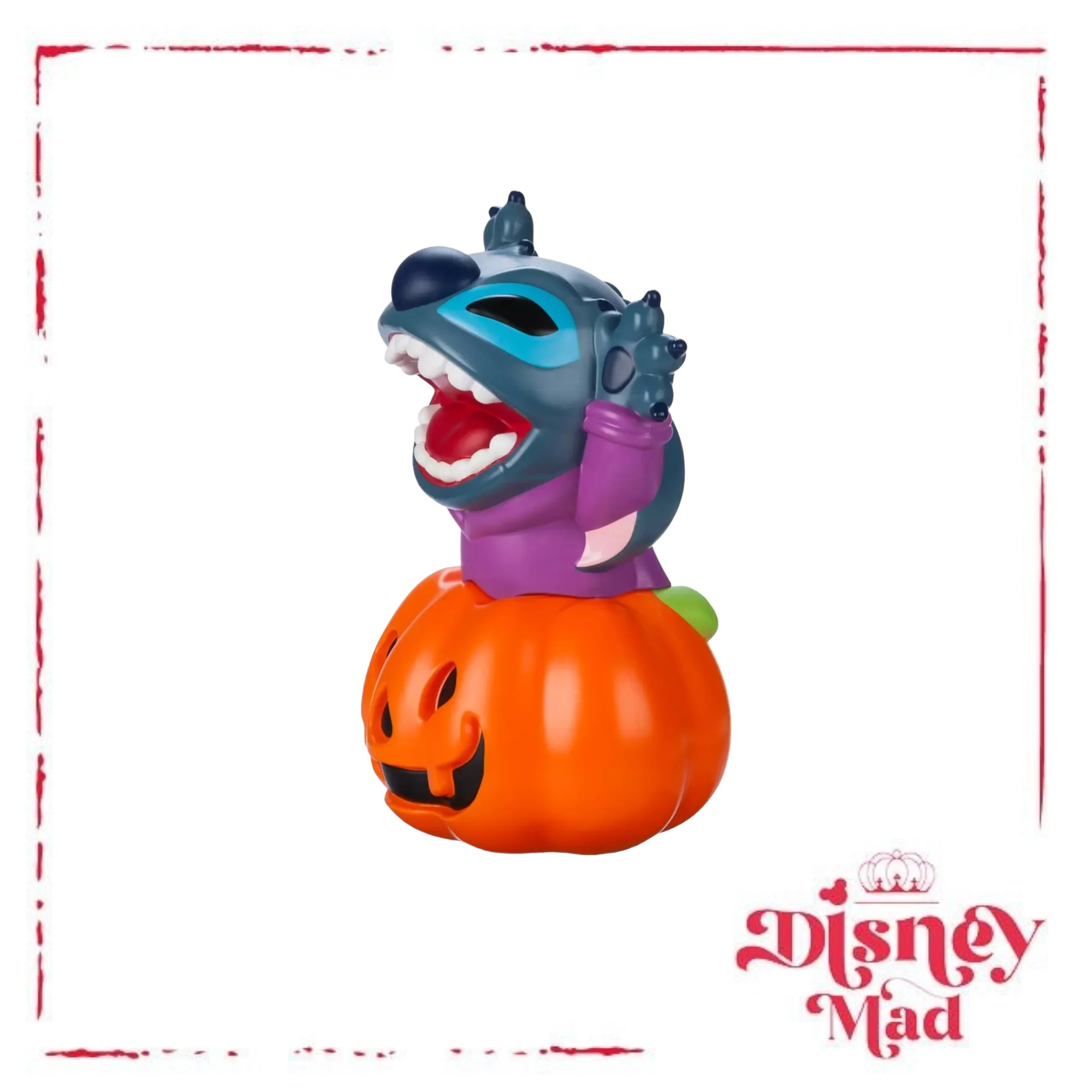 Stitch Pumpkin Light-Up Halloween Decoration - Disney Parks - Image 3