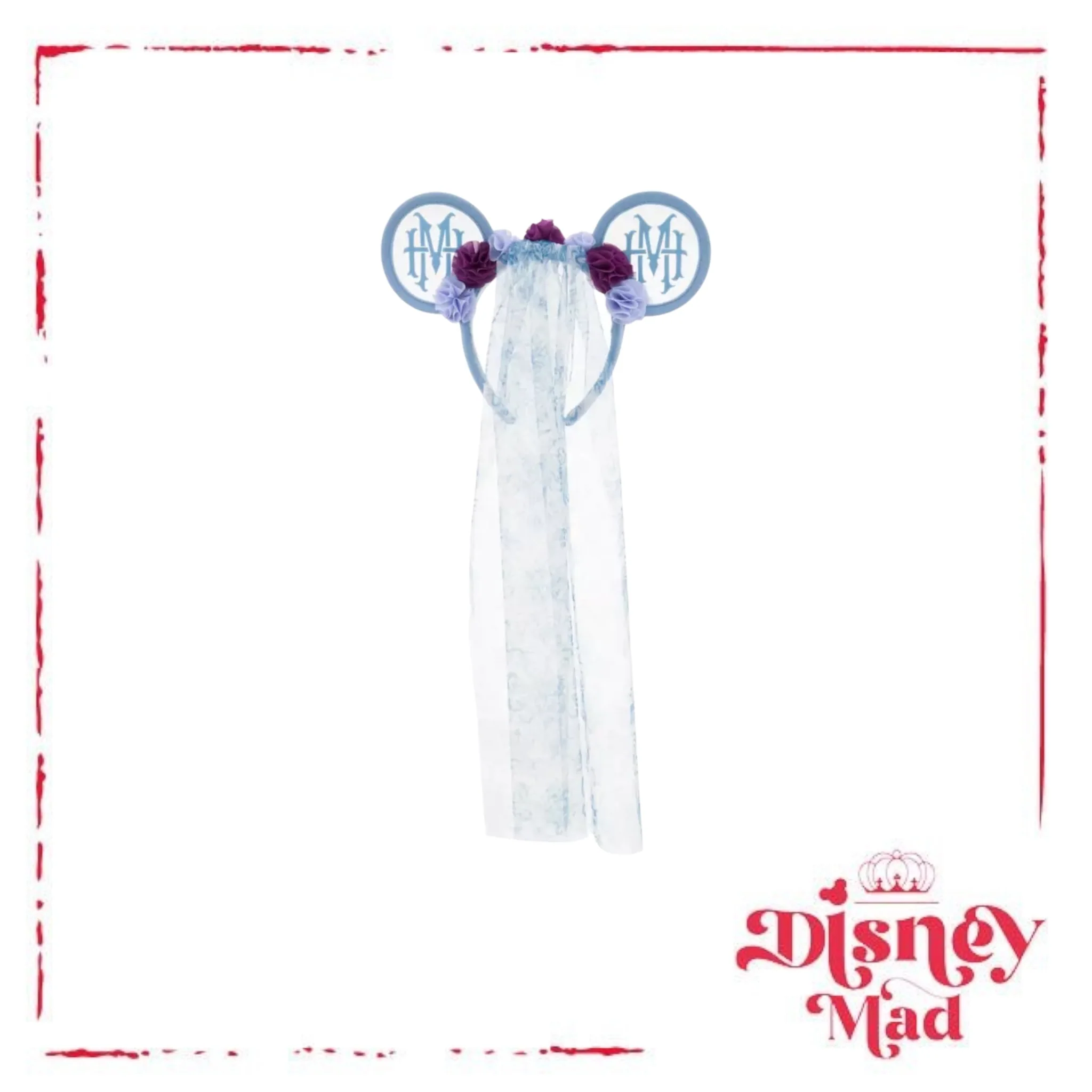 The Haunted Mansion Bride Veil Ear Headband - Disney Parks - Image 3