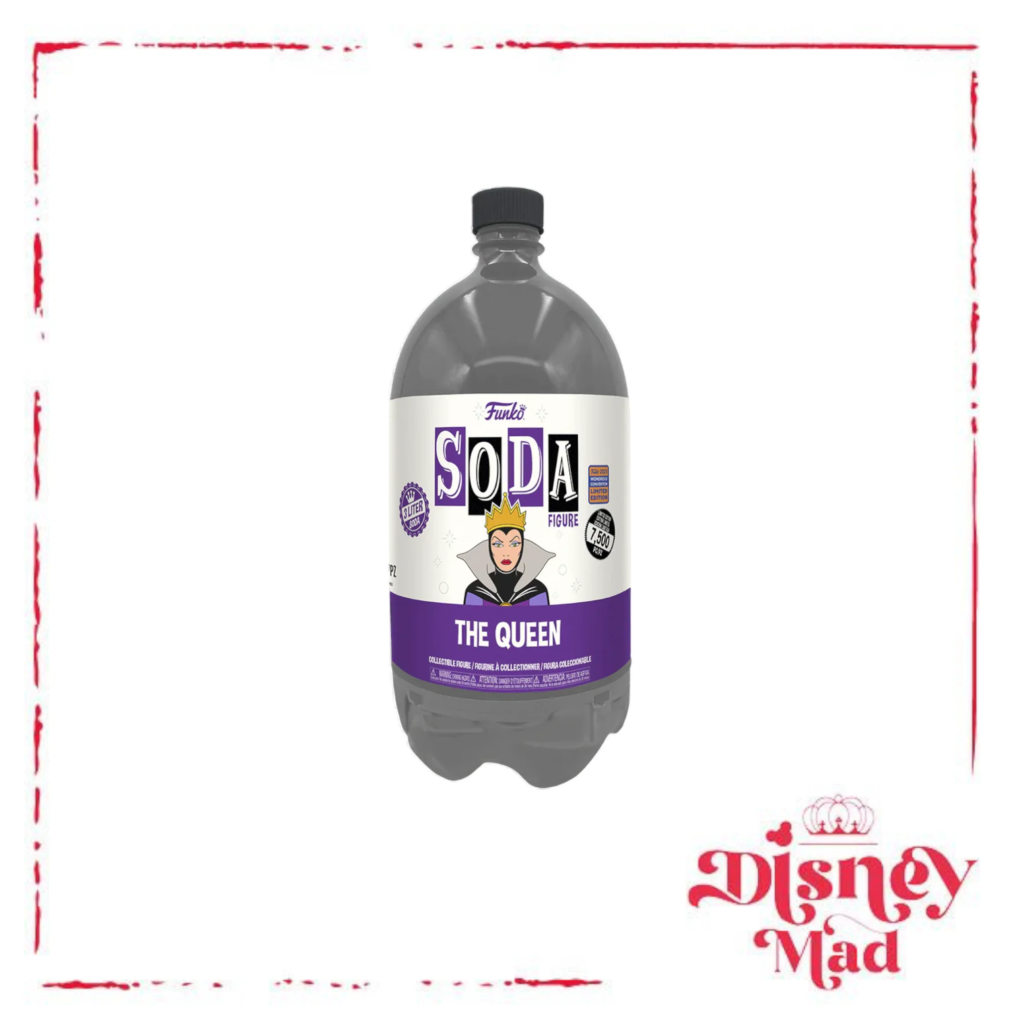 The Queen 3L Funko Soda Vinyl Figure Disney Wonder Con 2023 Official Exclusive Chance of chase and chance of 2023 Wonder Con official exclusive