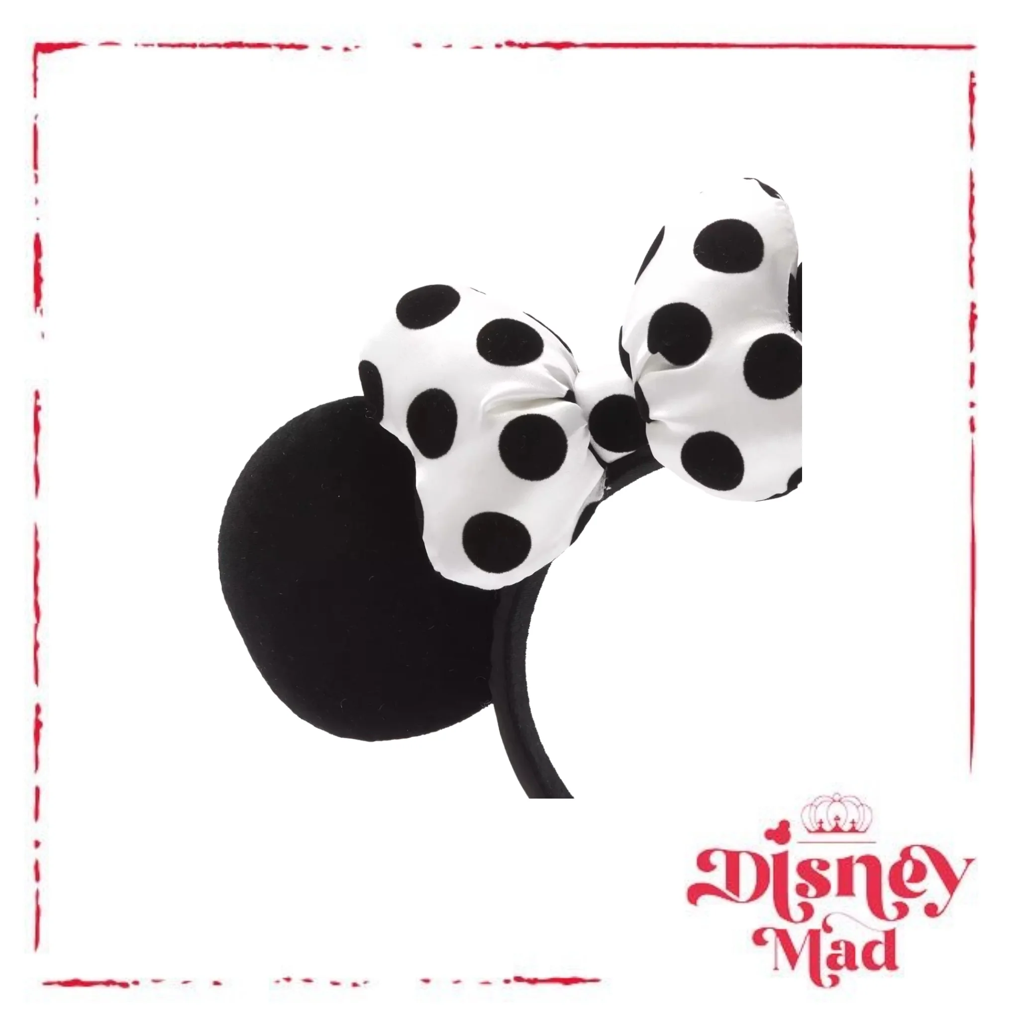 Walt Disney World Minnie Mouse Monochrome Ears Headband - Disney Parks - Image 2