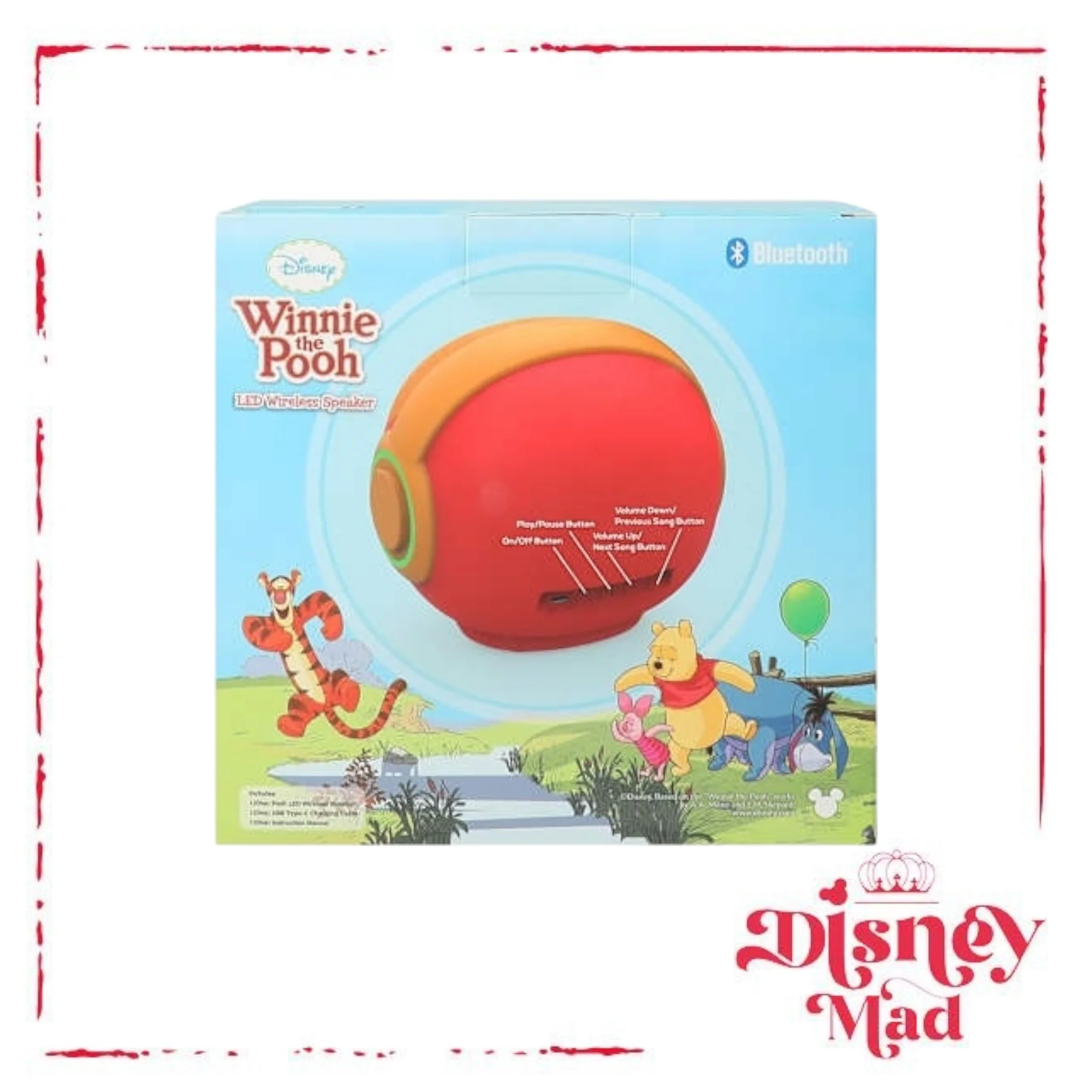 Winnie the Pooh LED Wireless Sphere Speaker - Image 7