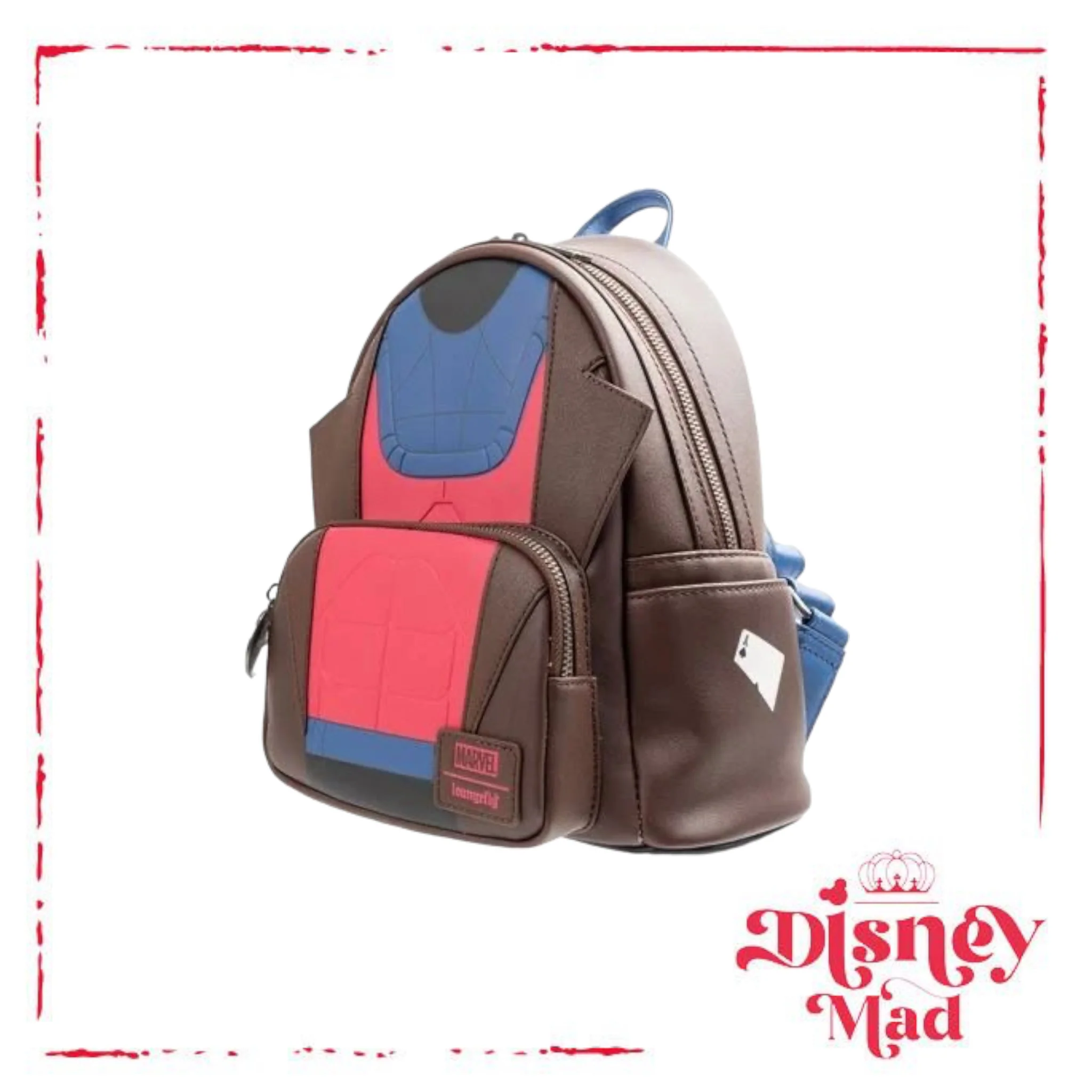 X-Men Gambit Cosplay Mini-Backpack - Entertainment Earth Exclusive - Image 2